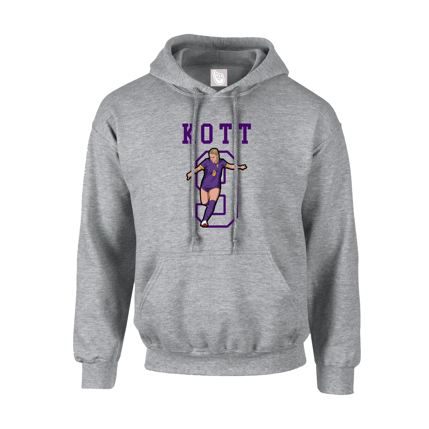 Youth Hoodie — Shirsey in Grey