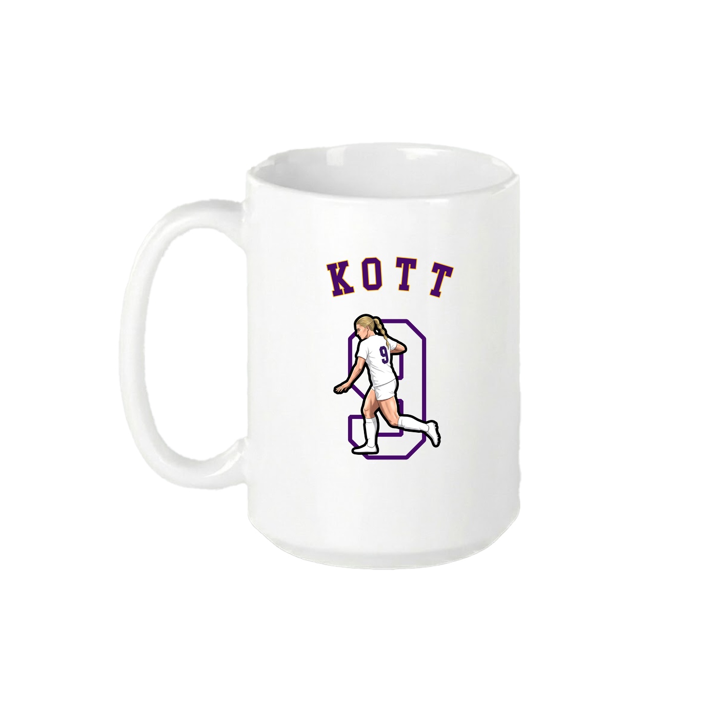 15oz Coffee Mug — Shirsey Arch in White
