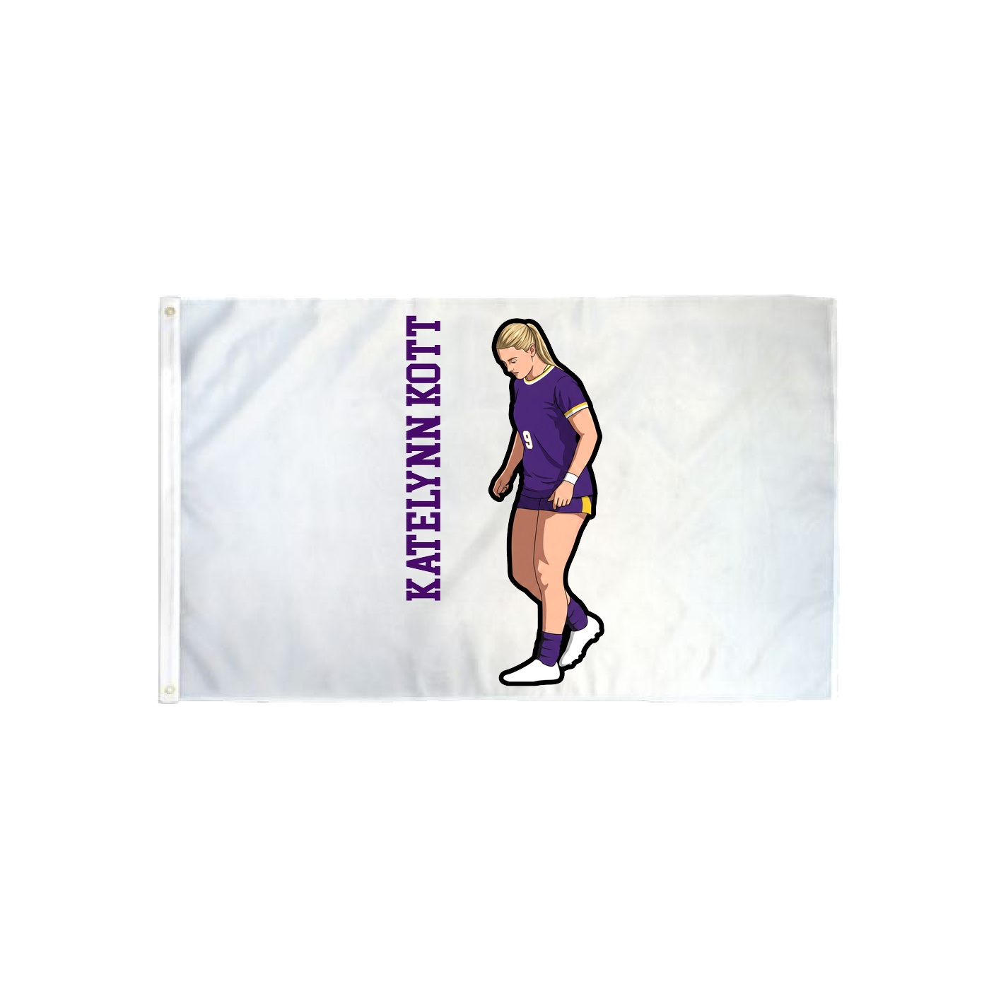 3x5 Flag — Name Vertical in Classic