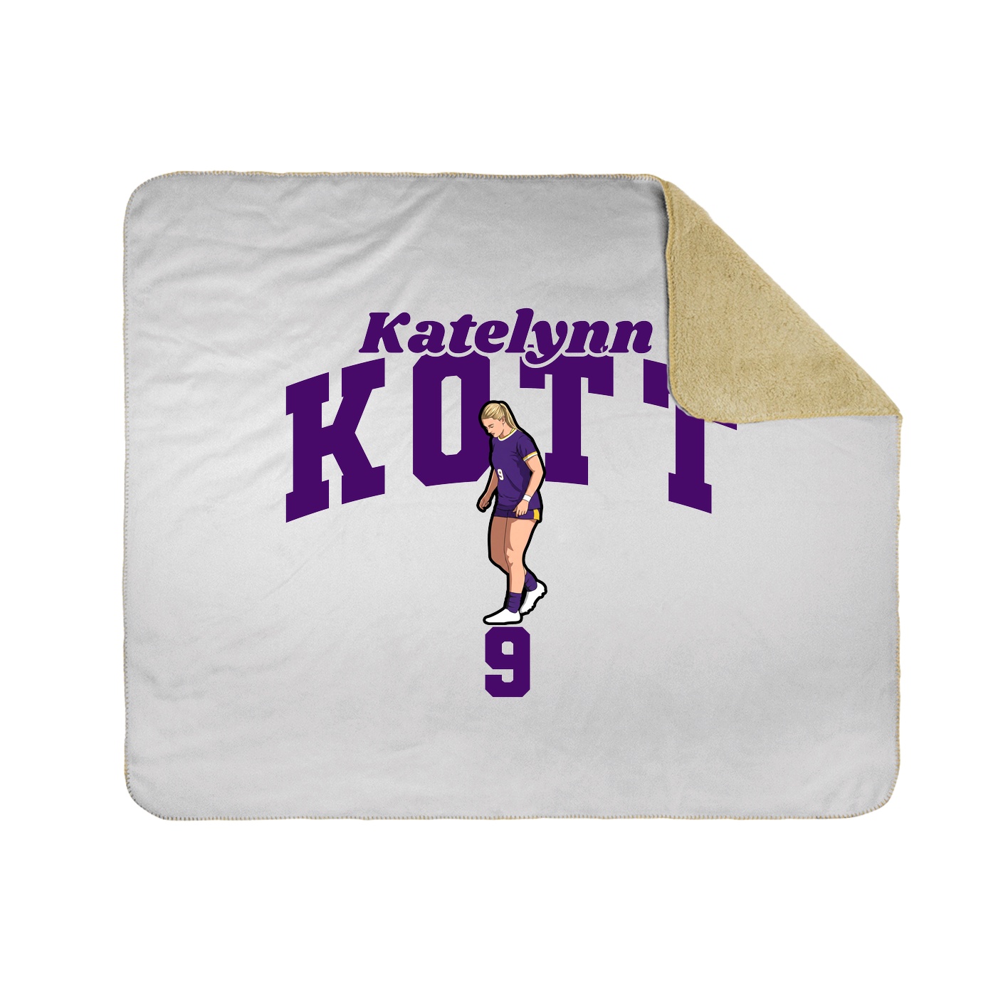 Throw Blanket — Signature Arch in White
