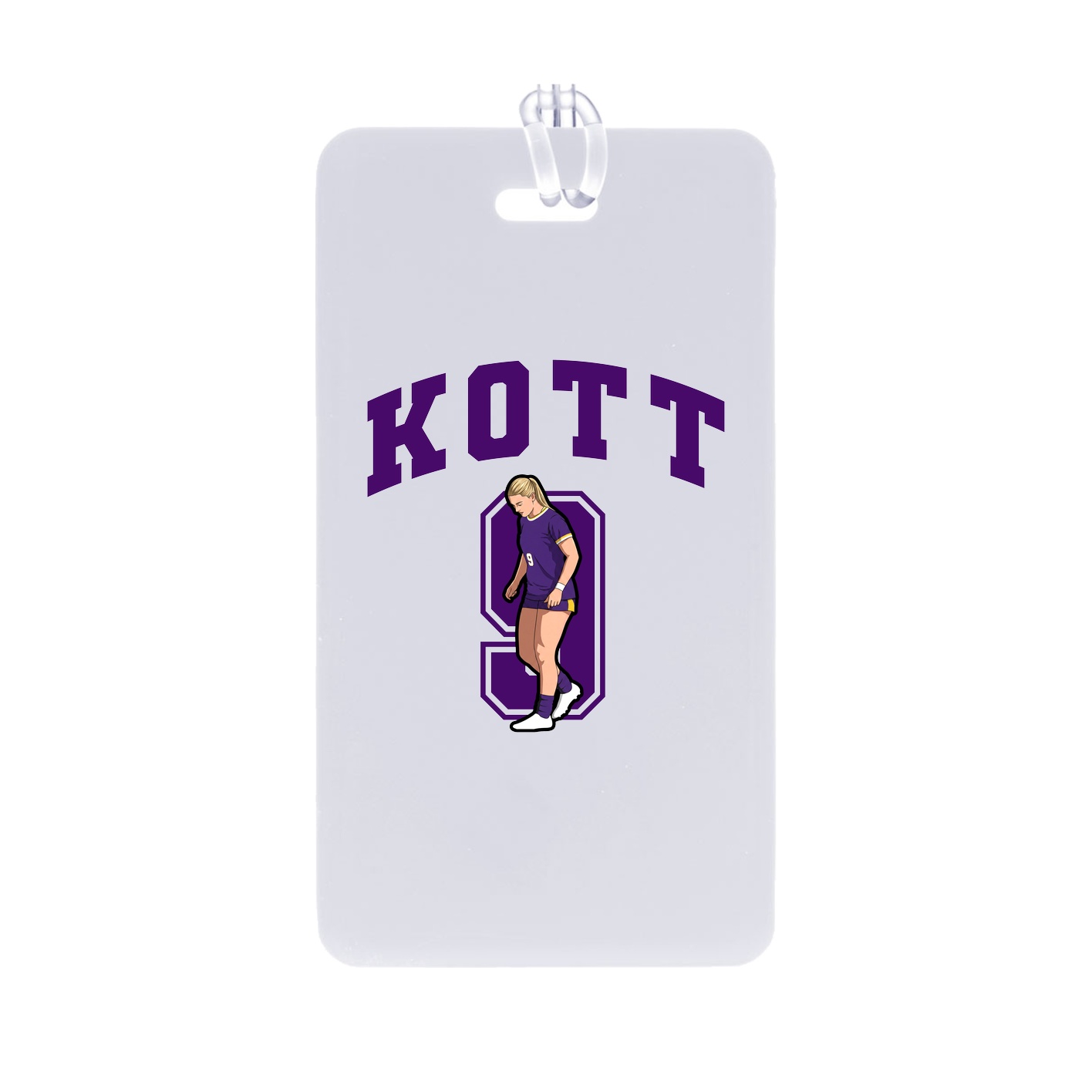 Bag Tag — Number in Classic