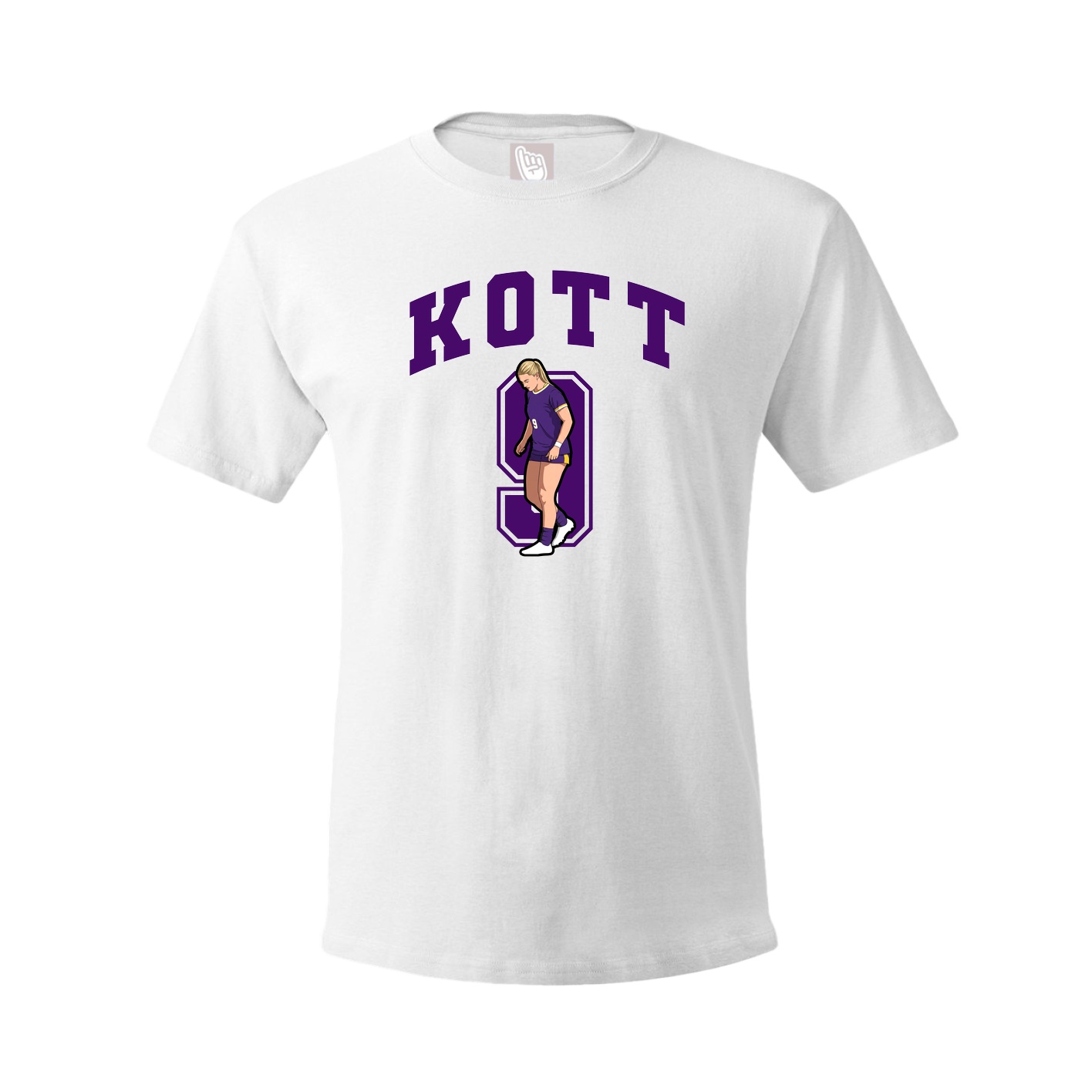 Tee — Number in White