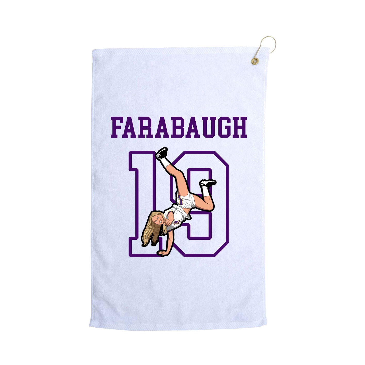 Golf Towel — Shirsey in White