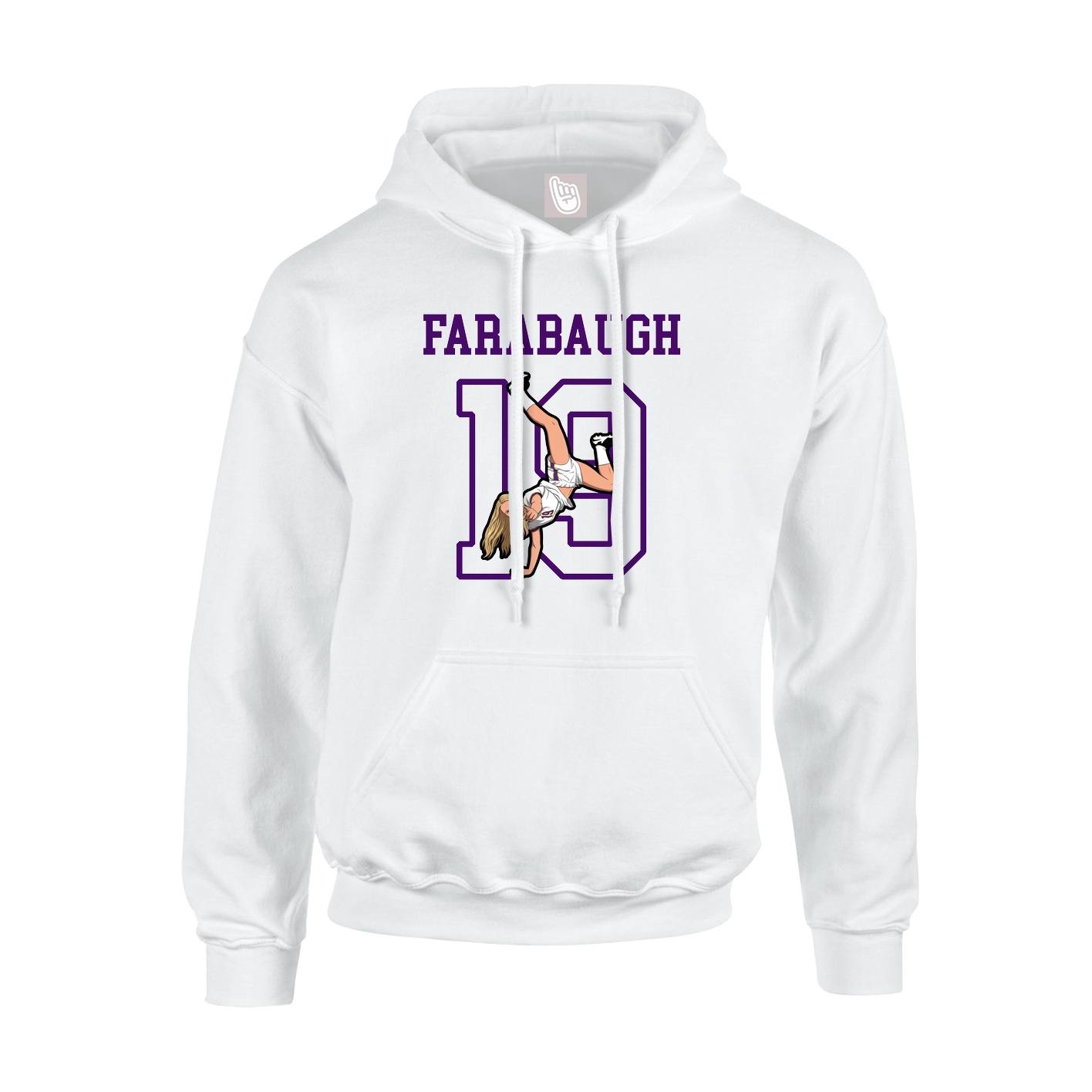 Hoodie — Shirsey in White