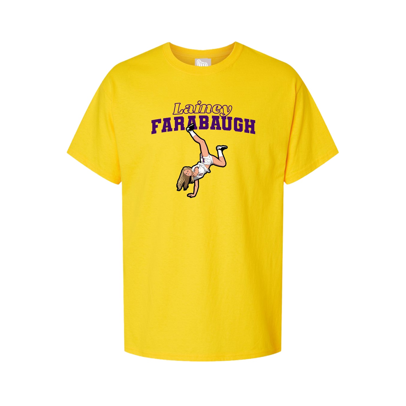 Tee — Name Arch in Gold