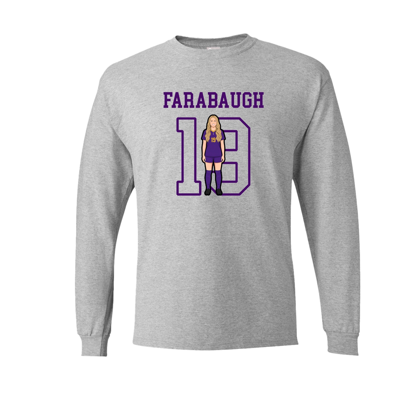 Long Sleeve Tee — Shirsey in Grey