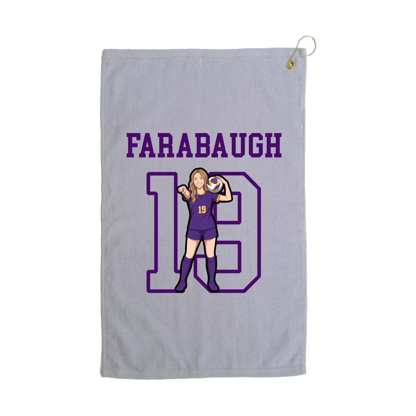 Golf Towel — Shirsey in Grey