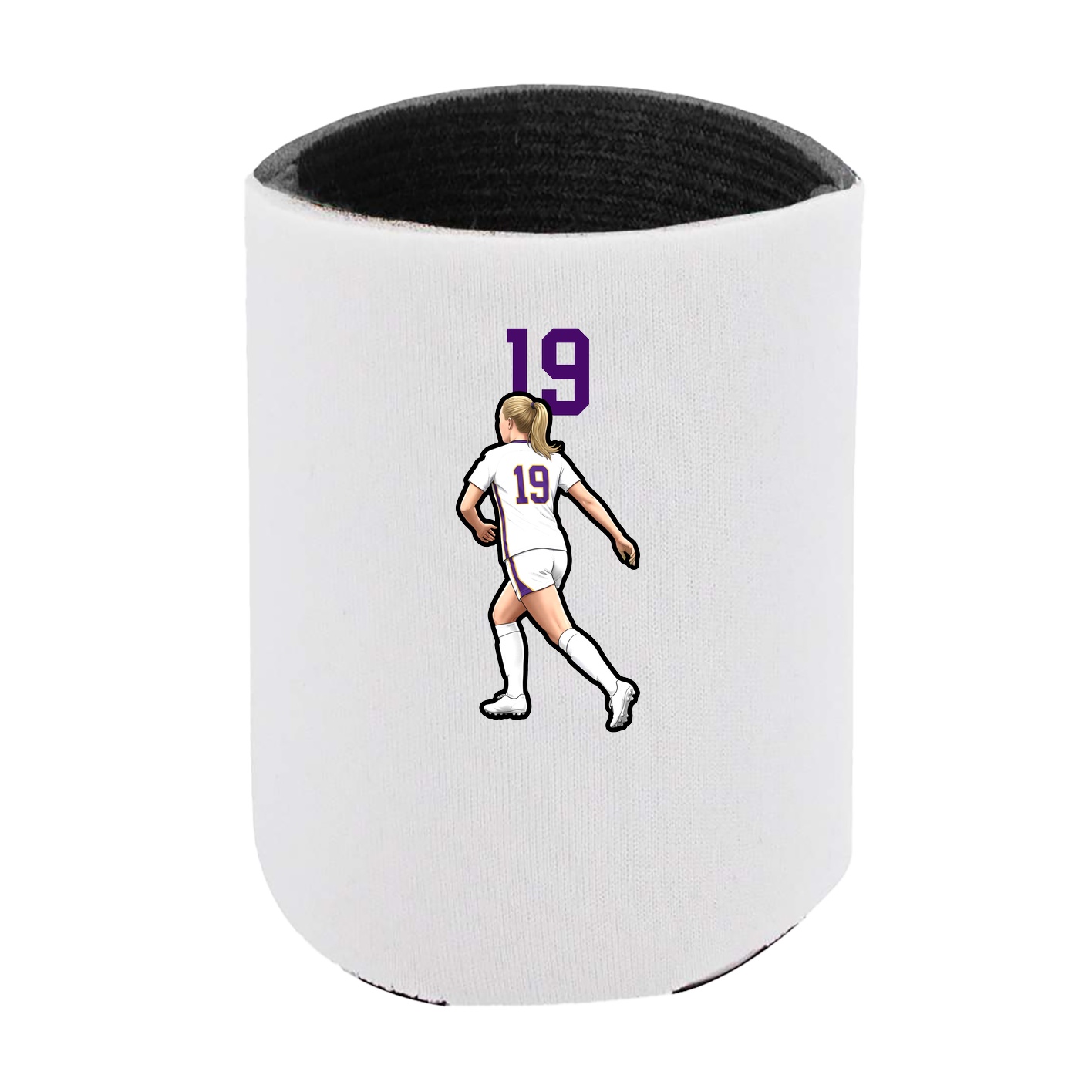 Can Holder — Number Top in White