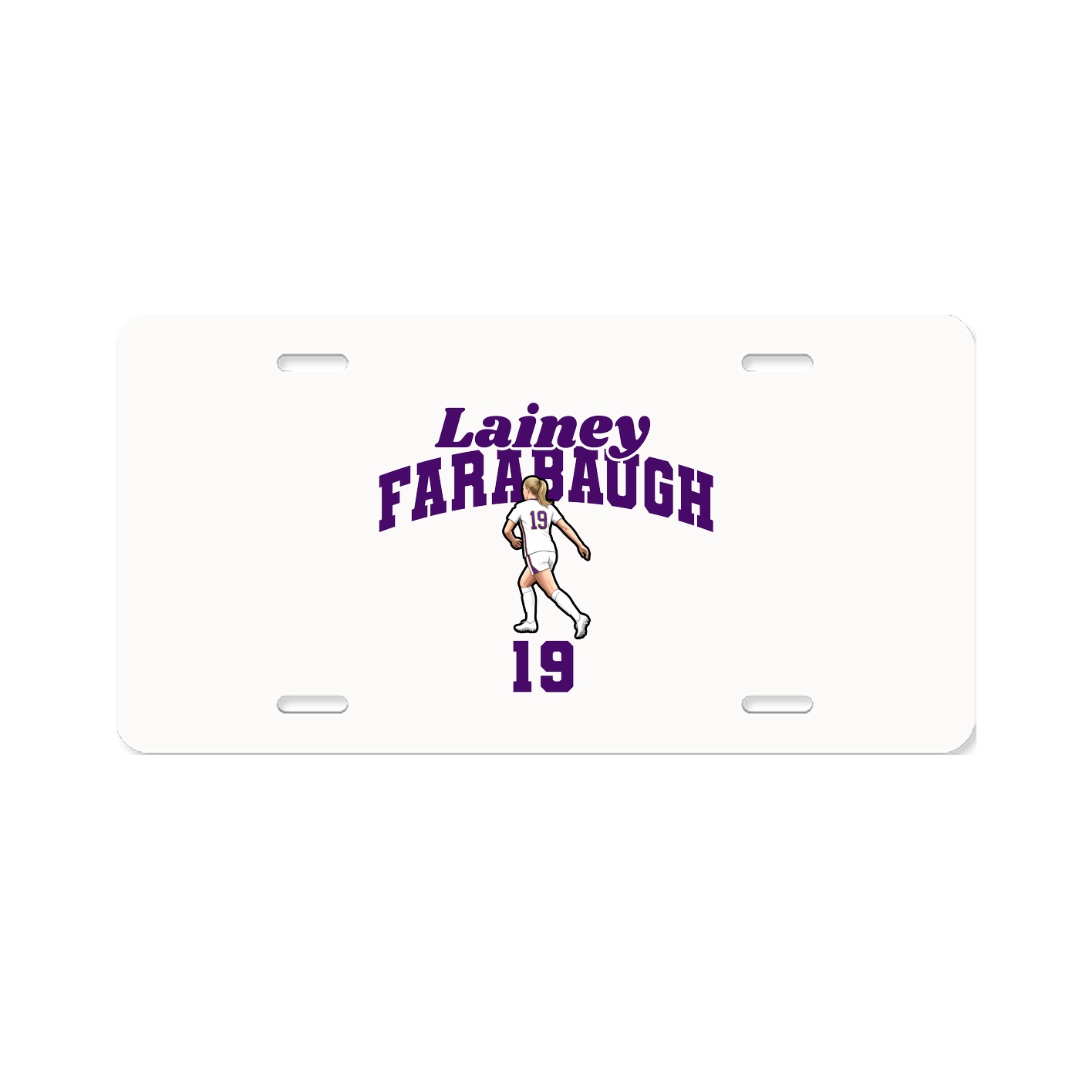 License Plate — Signature Arch in Classic