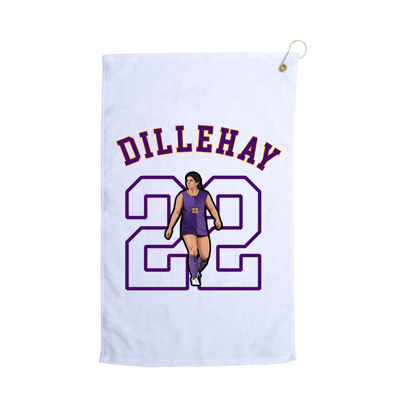 Golf Towel — Shirsey Arch in White