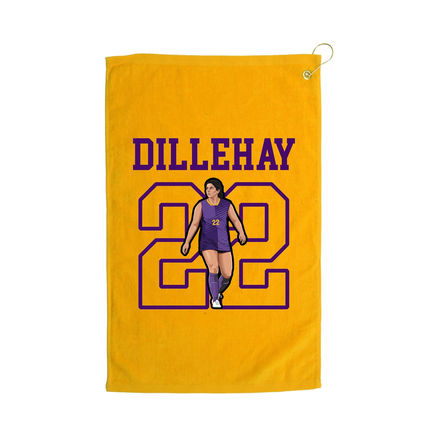 Golf Towel — Shirsey in Gold