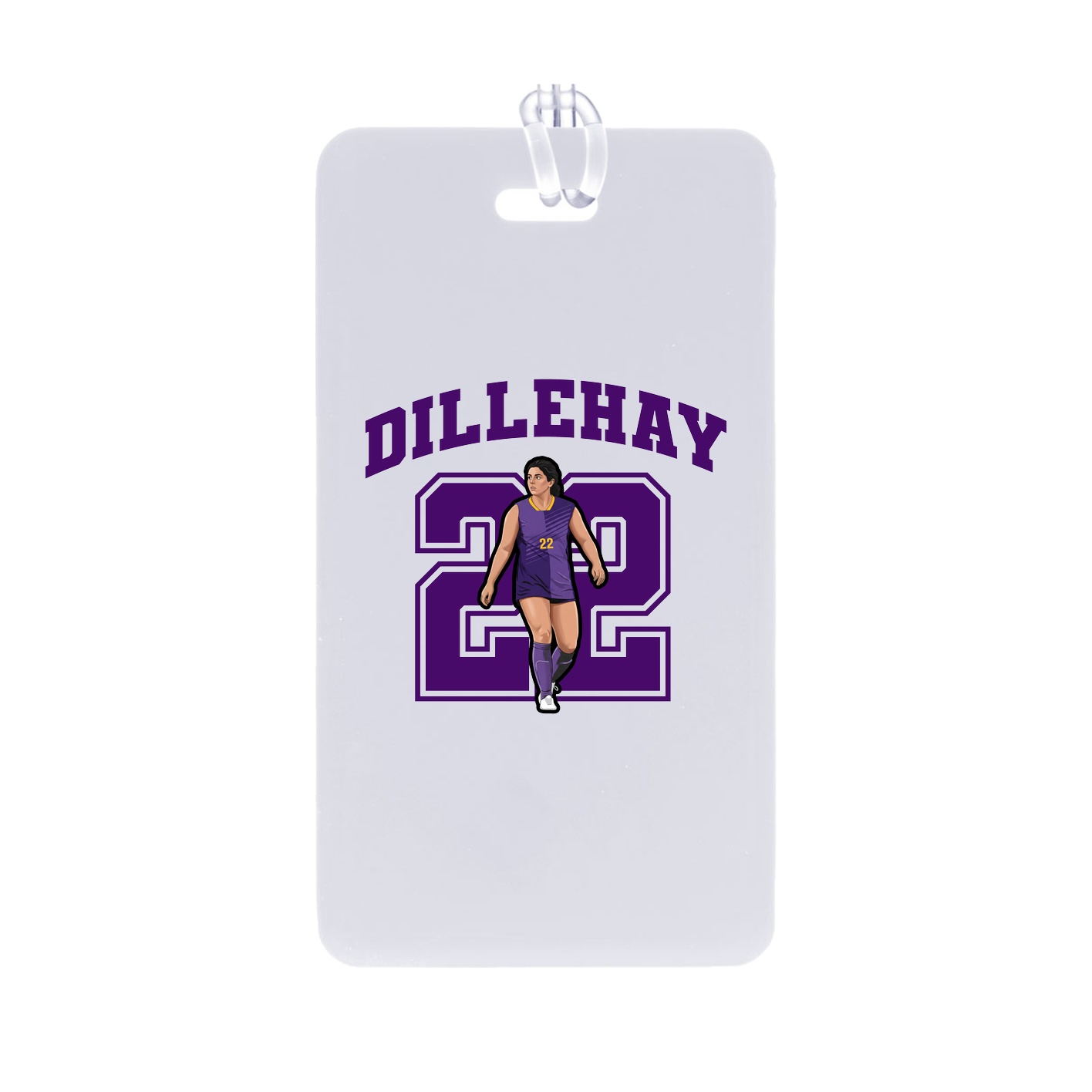 Bag Tag — Number in Classic
