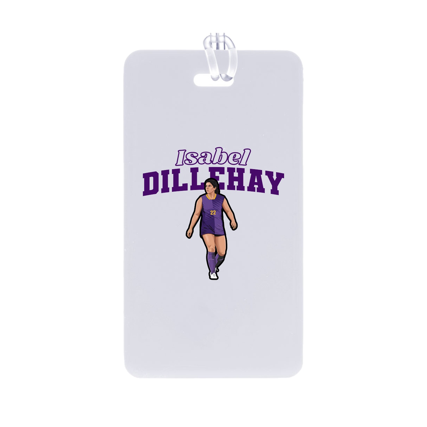 Bag Tag — Name Arch in Classic