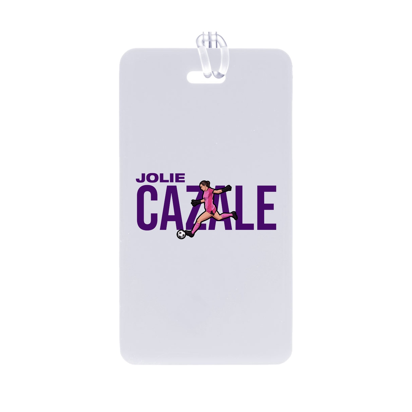 Bag Tag — Player Name in Classic