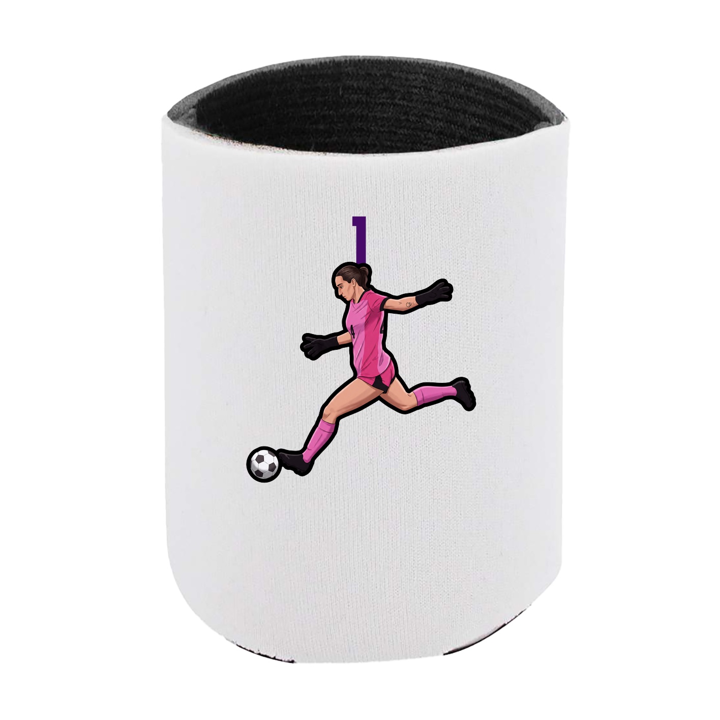 Can Holder — Number Top in White