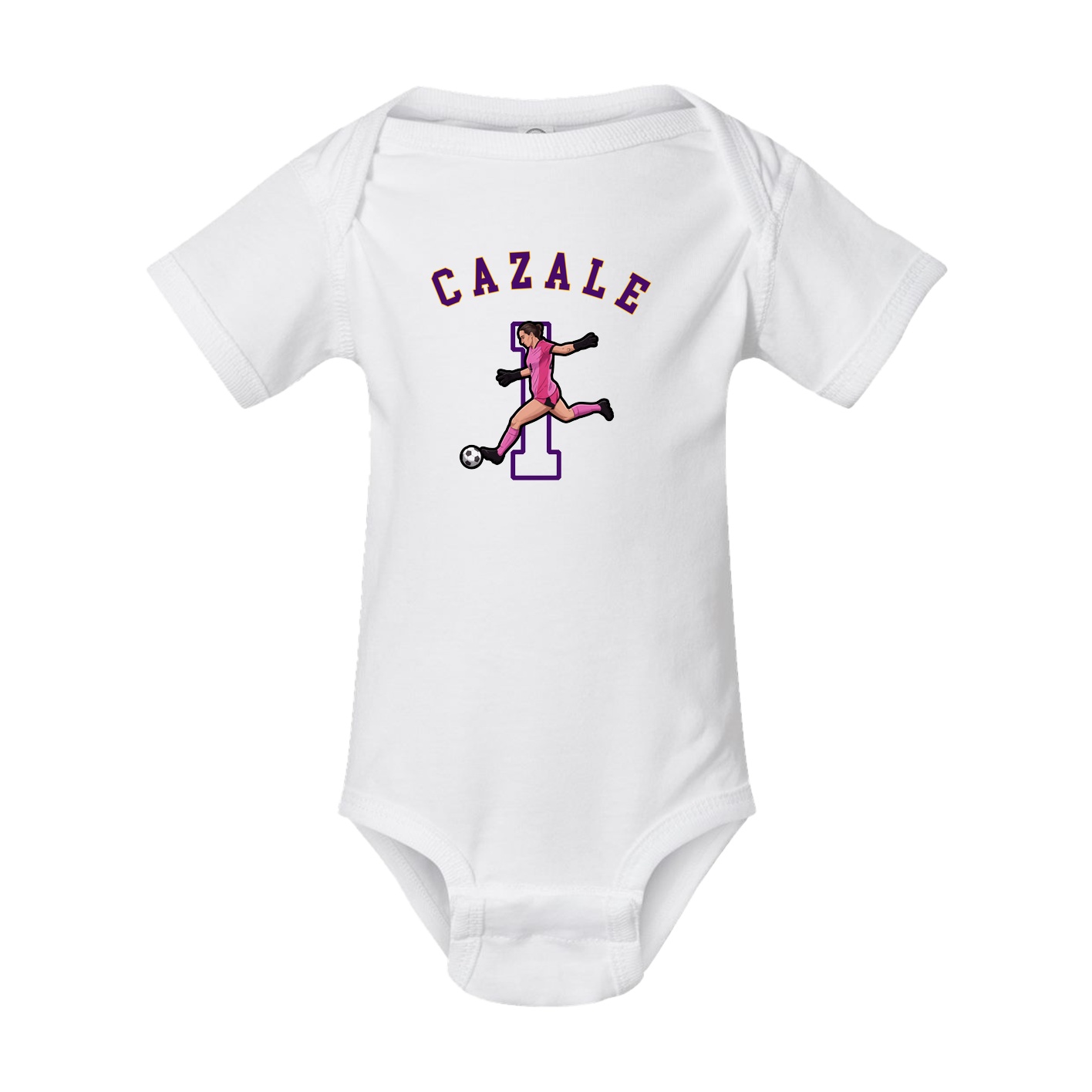 Baby Onesie — Shirsey Arch in White
