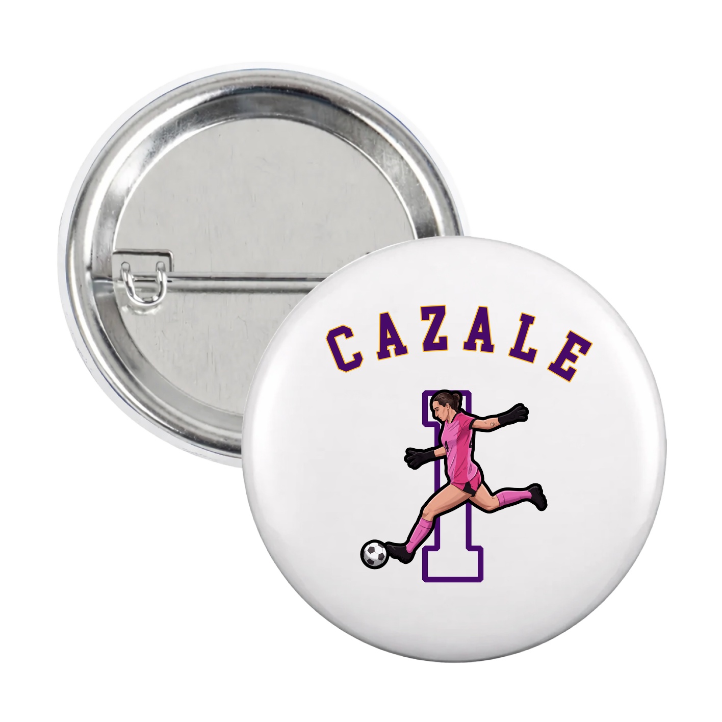 Game Day Button — Shirsey Arch in White
