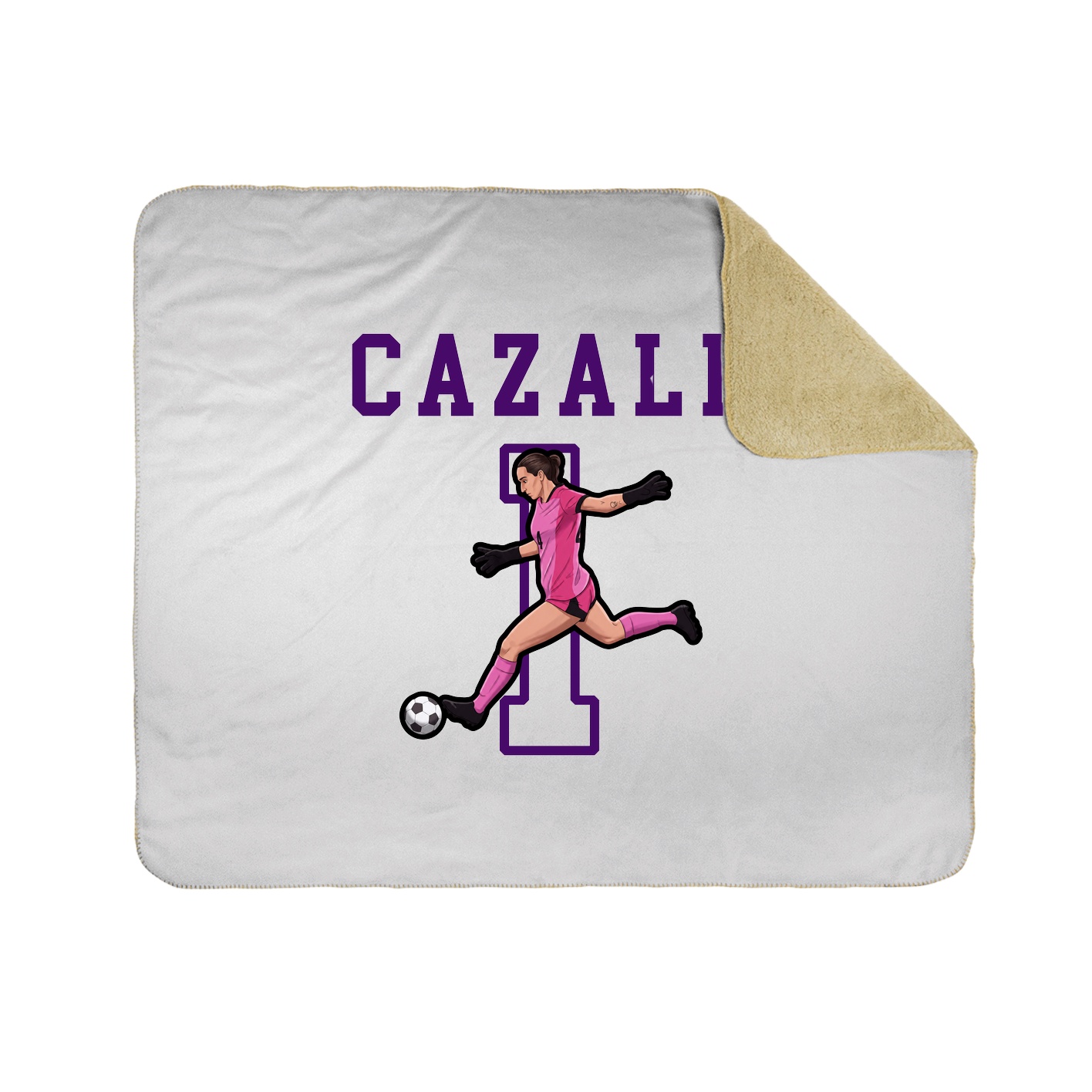 Throw Blanket — Shirsey in White