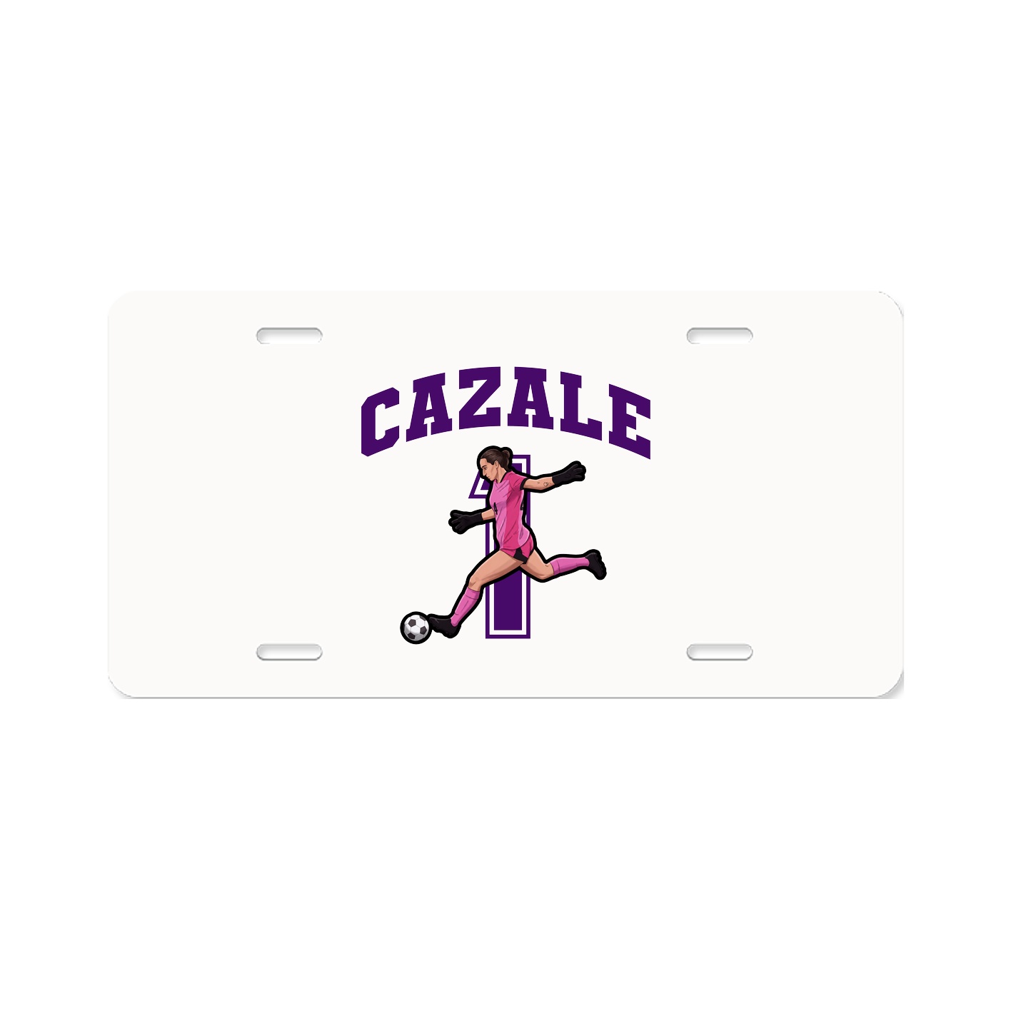 License Plate — Number in Classic