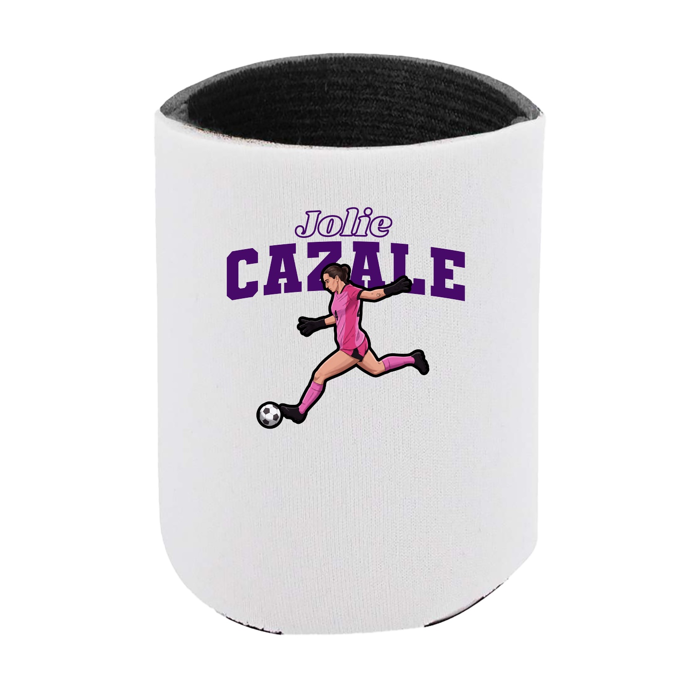 Can Holder — Name Arch in White