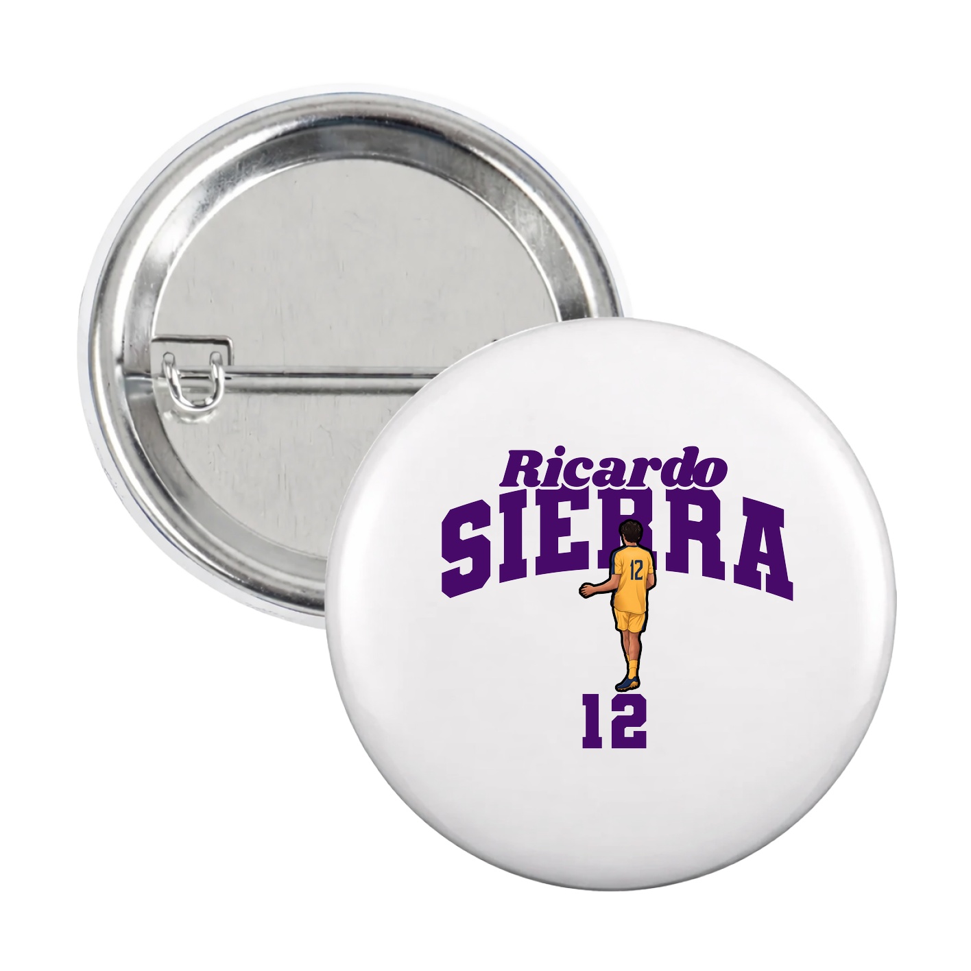 Game Day Button — Signature Arch in White
