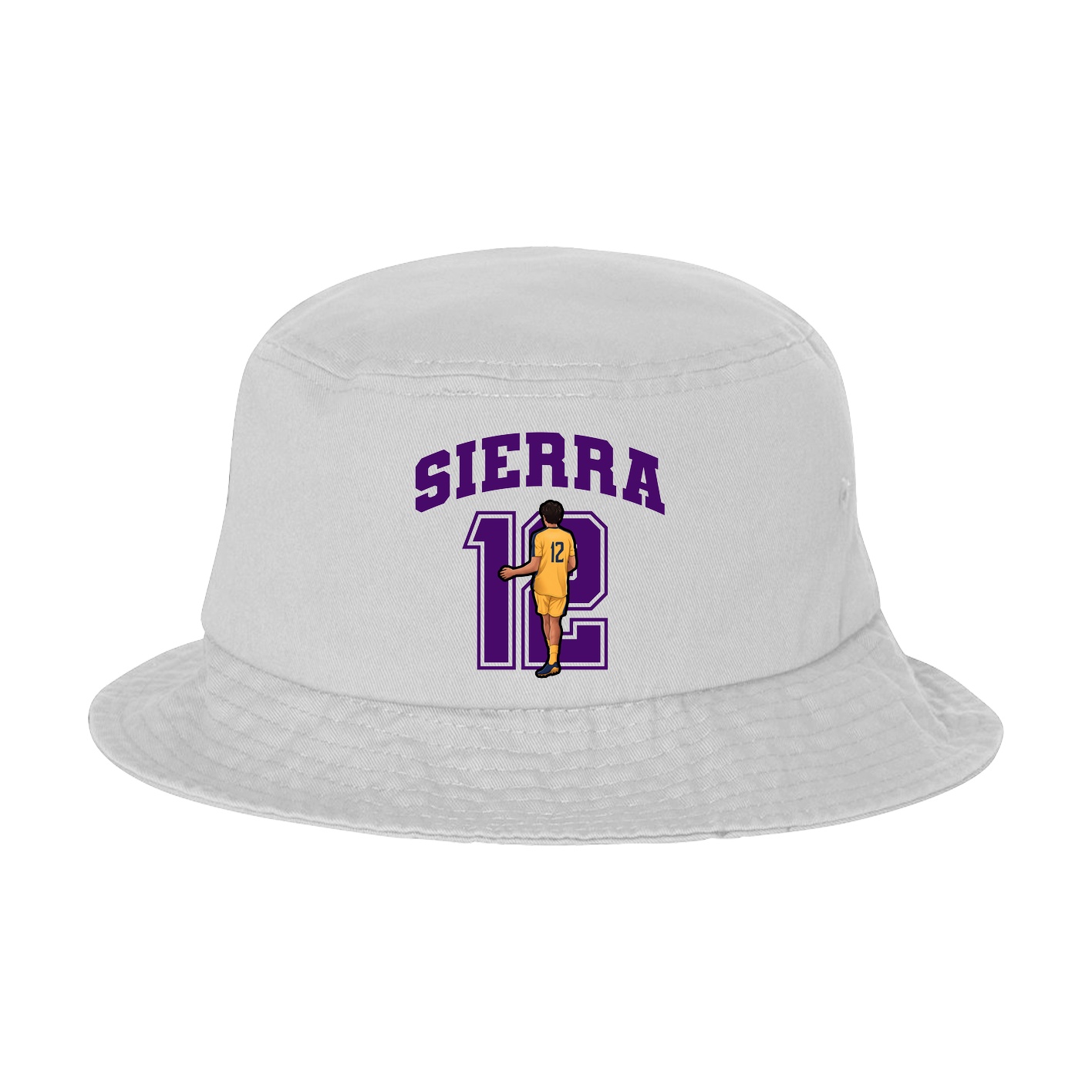 Bucket Cap — Number in White