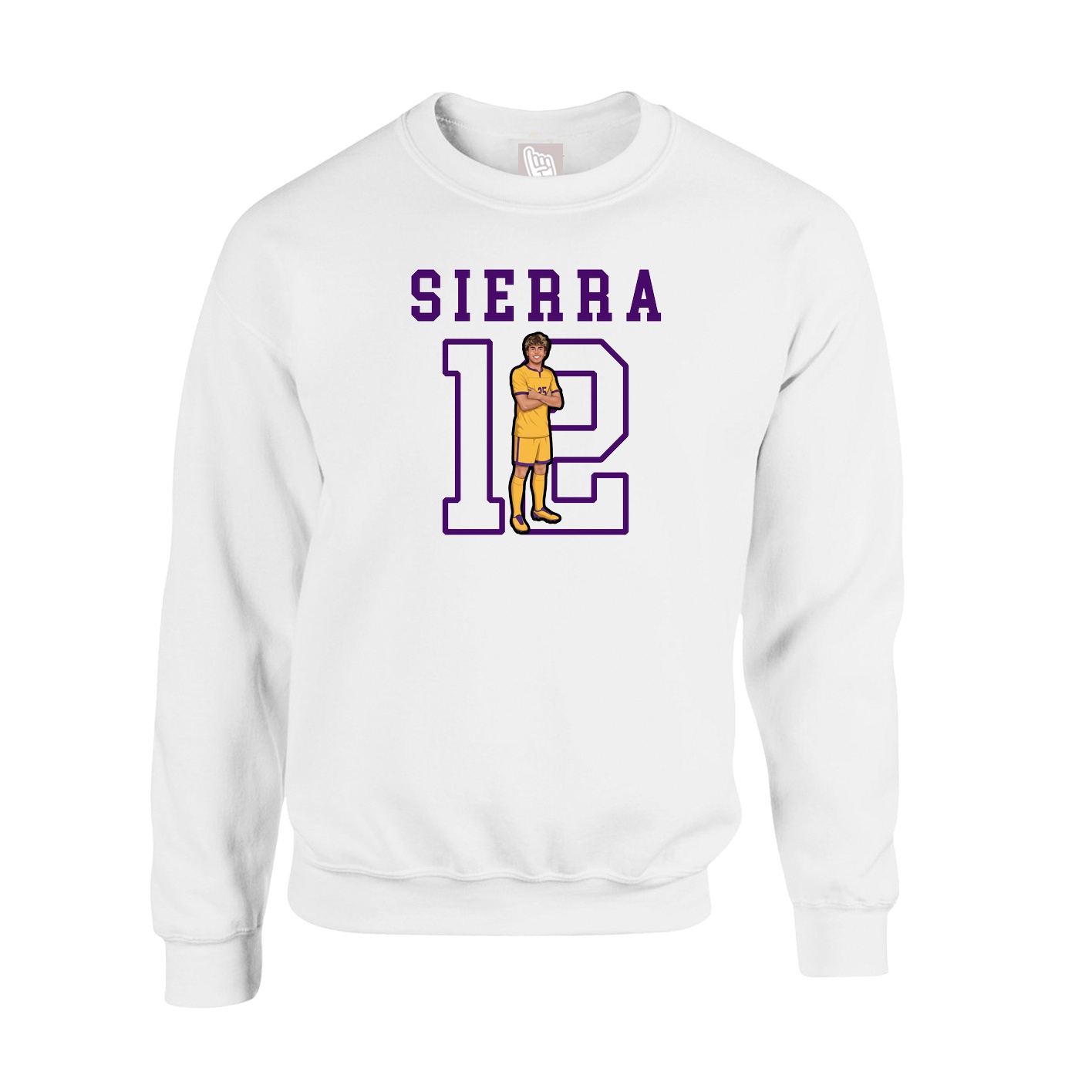 Fleece Crew — Shirsey in White
