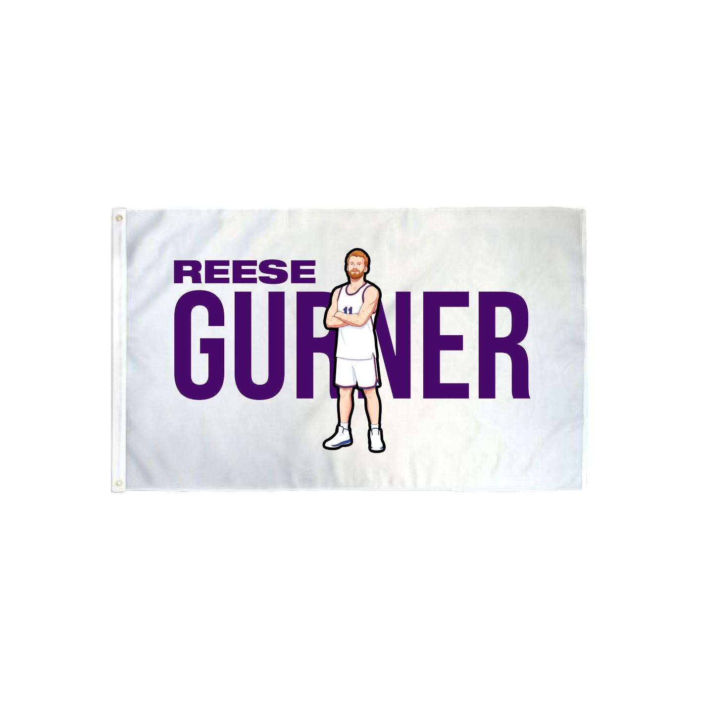 3x5 Flag — Player Name in Classic