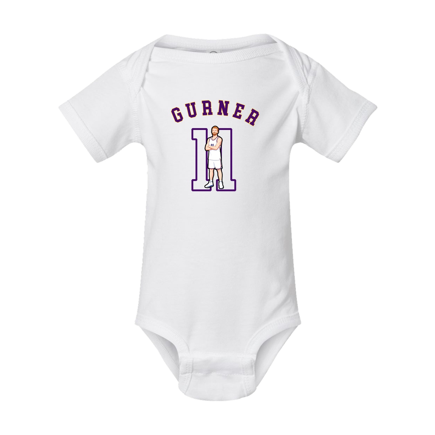Baby Onesie — Shirsey Arch in White