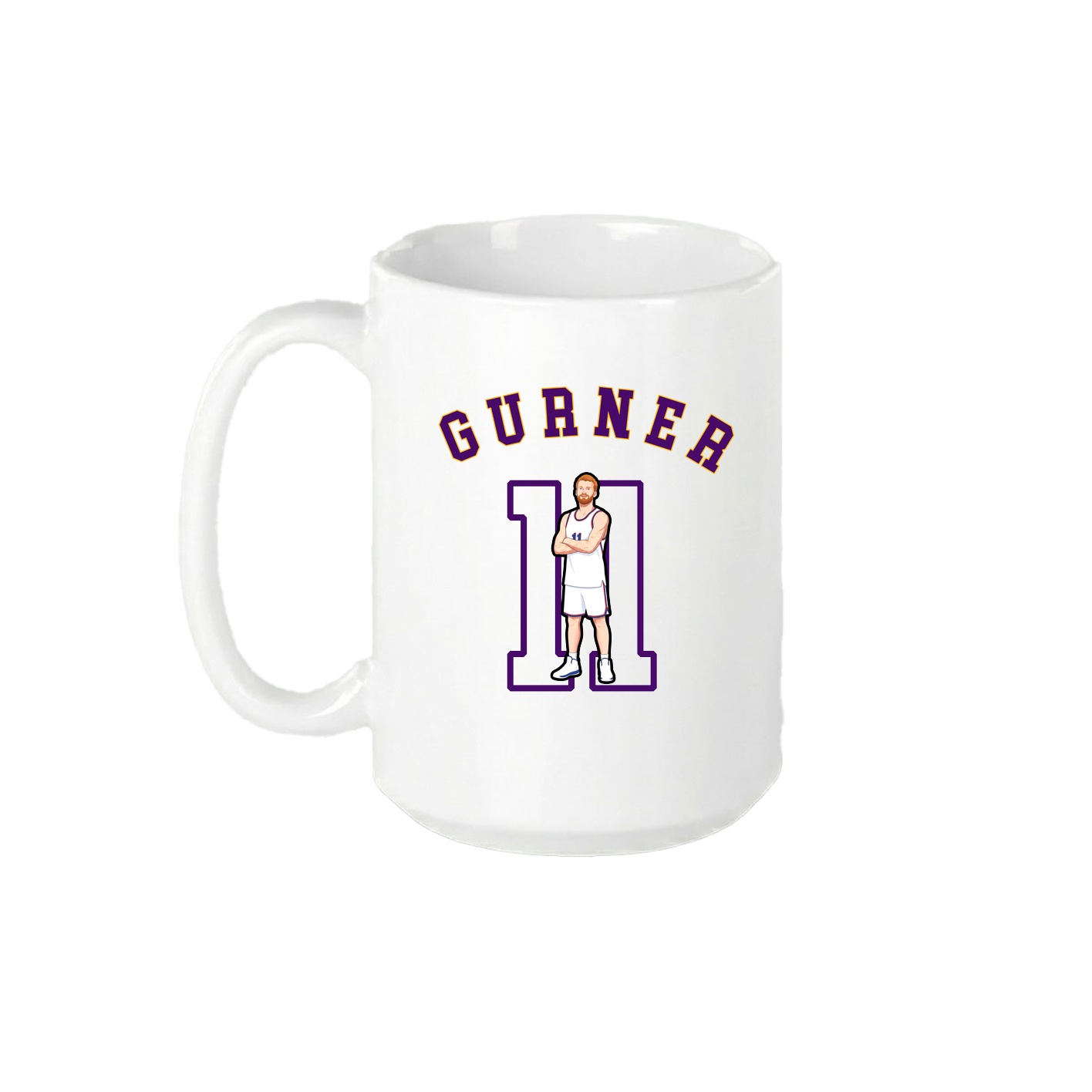 15oz Coffee Mug — Shirsey Arch in White