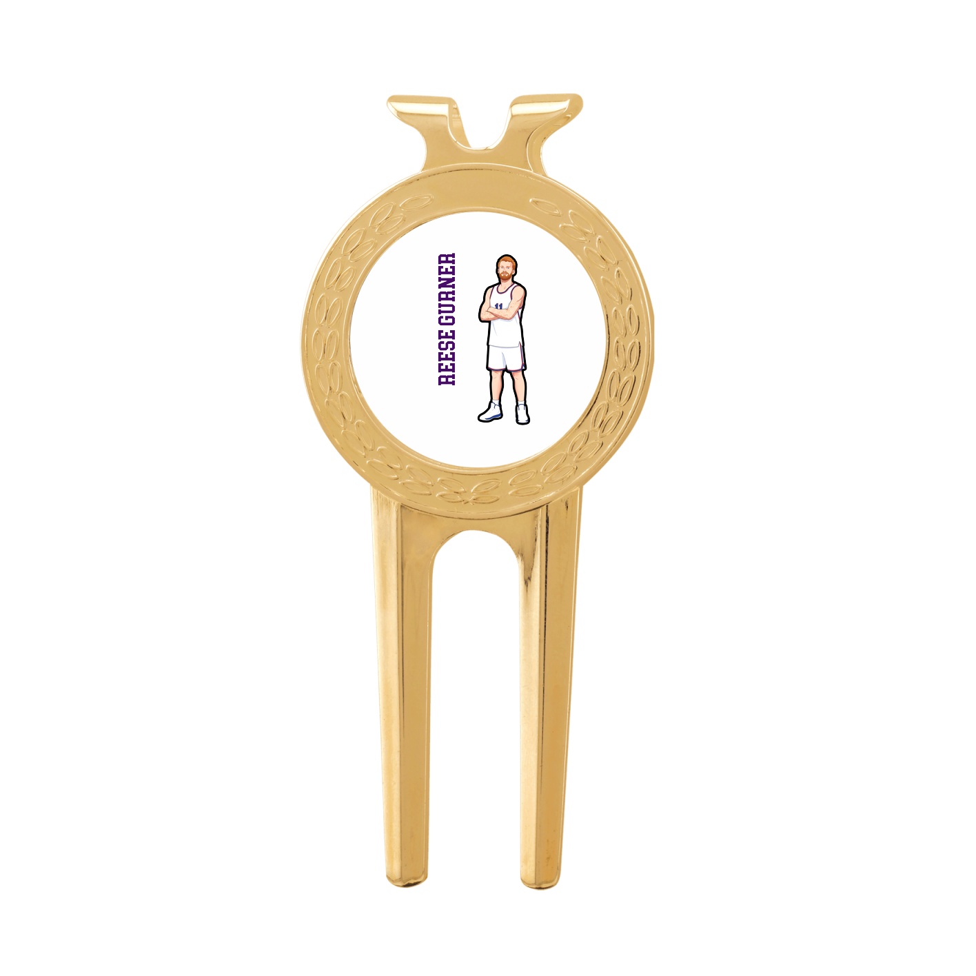 Divot Tool with Ball Marker — Name Vertical in Classic