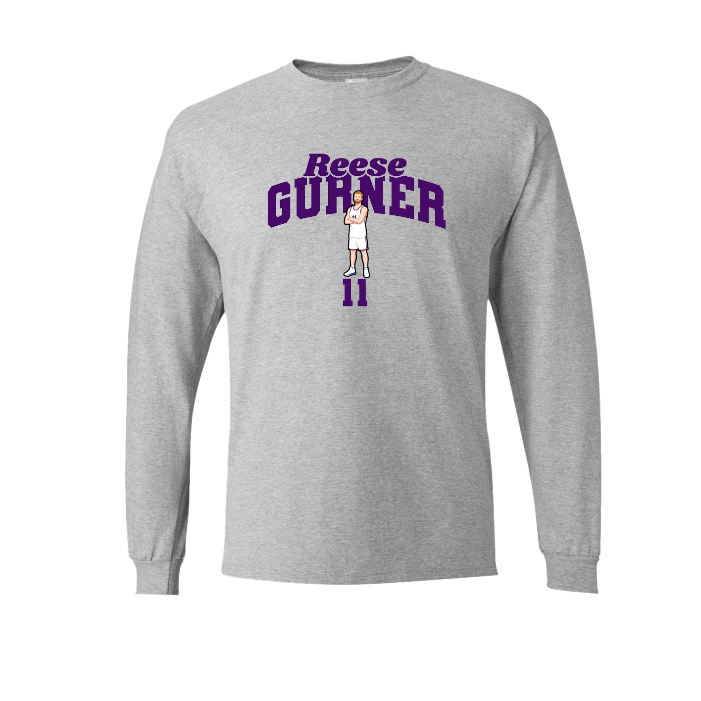 Long Sleeve Tee — Signature Arch in Grey