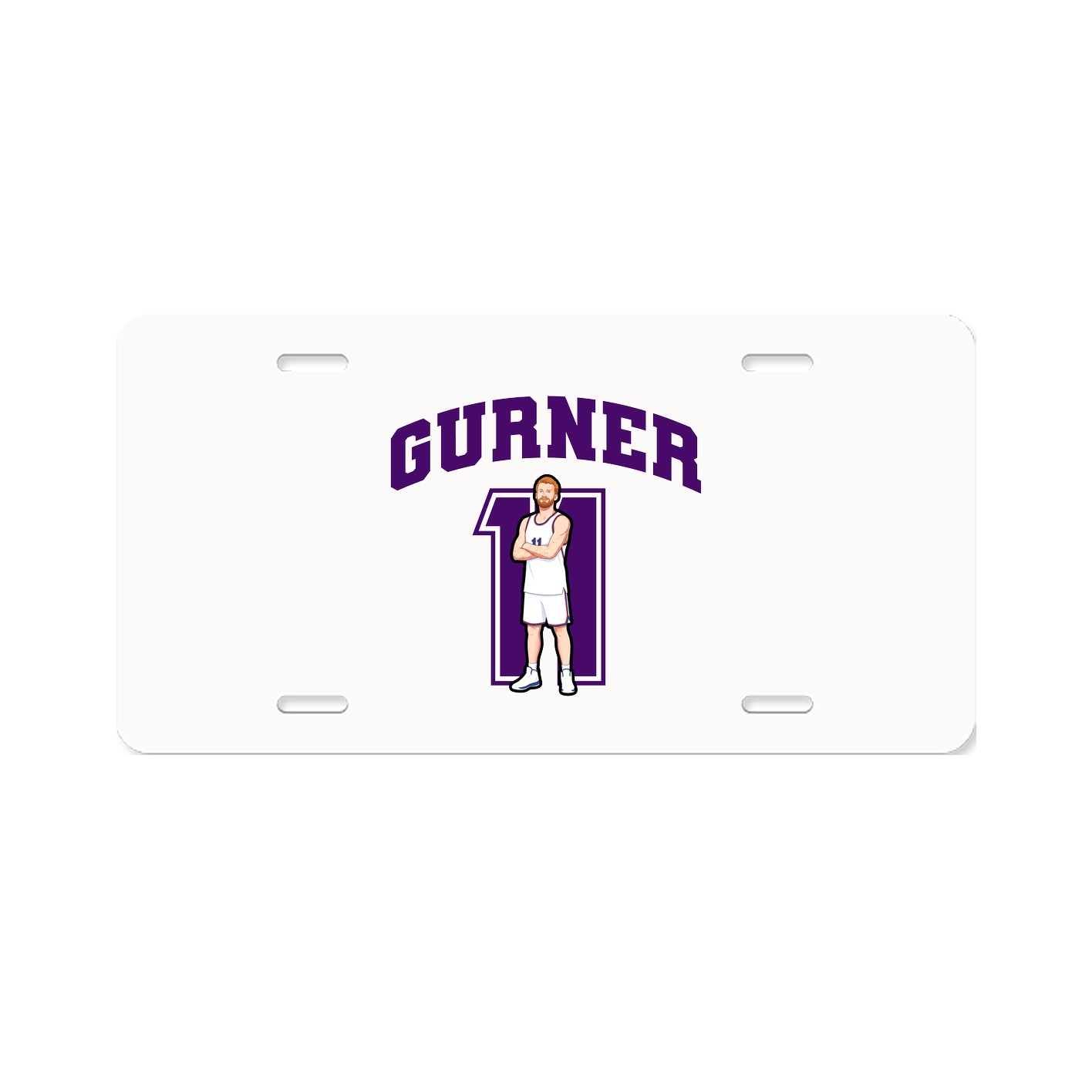 License Plate — Number in Classic