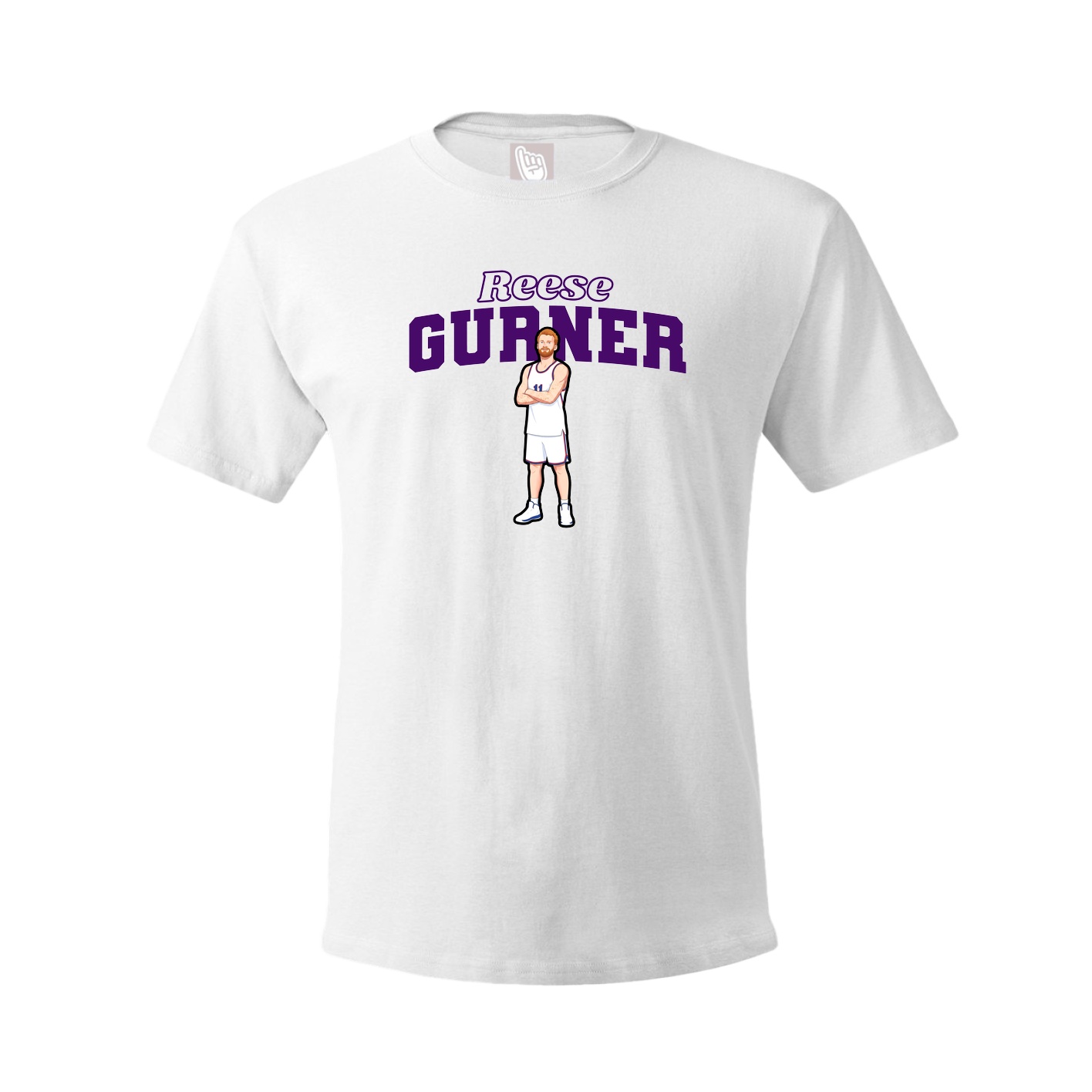 Tee — Name Arch in White