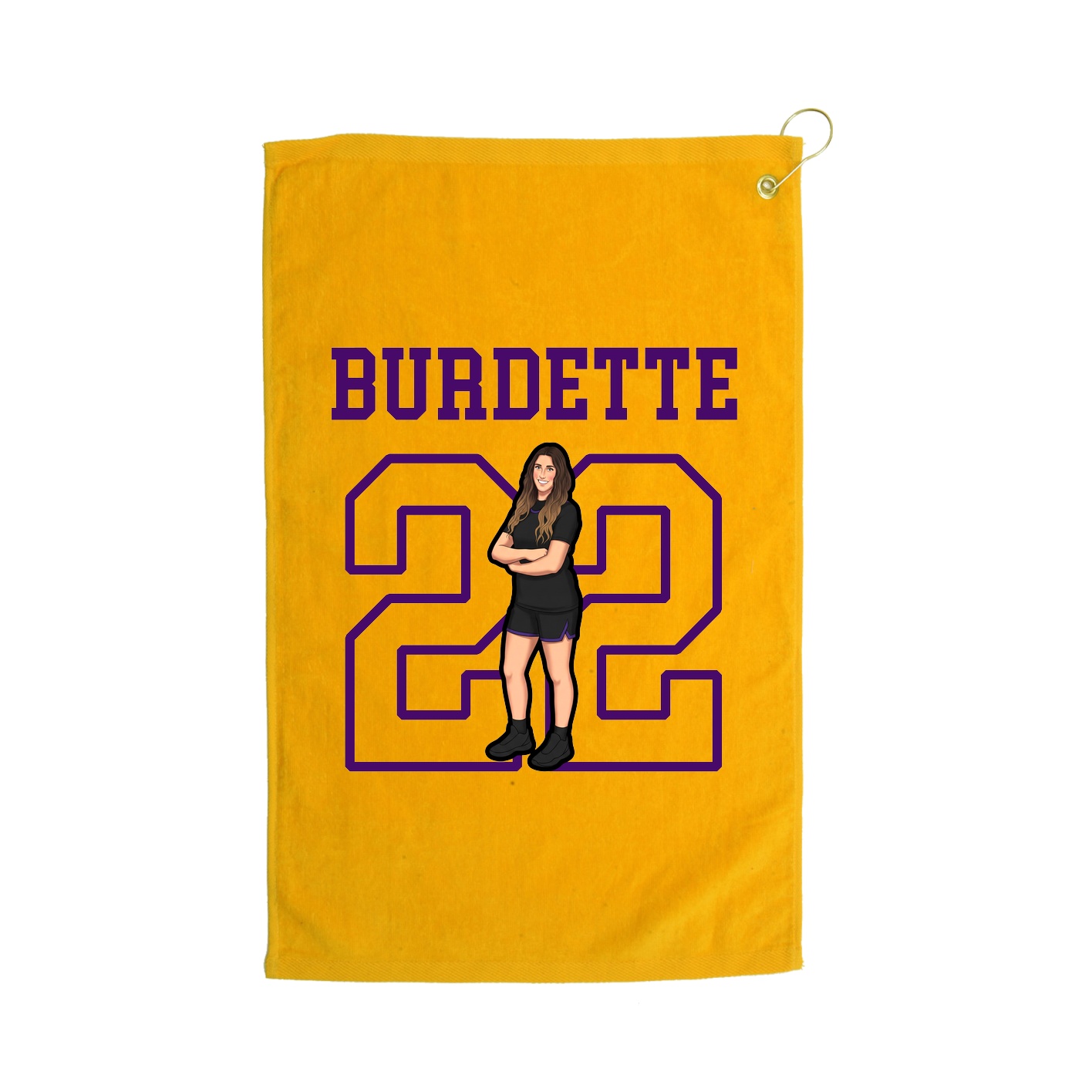 Golf Towel — Shirsey in Gold