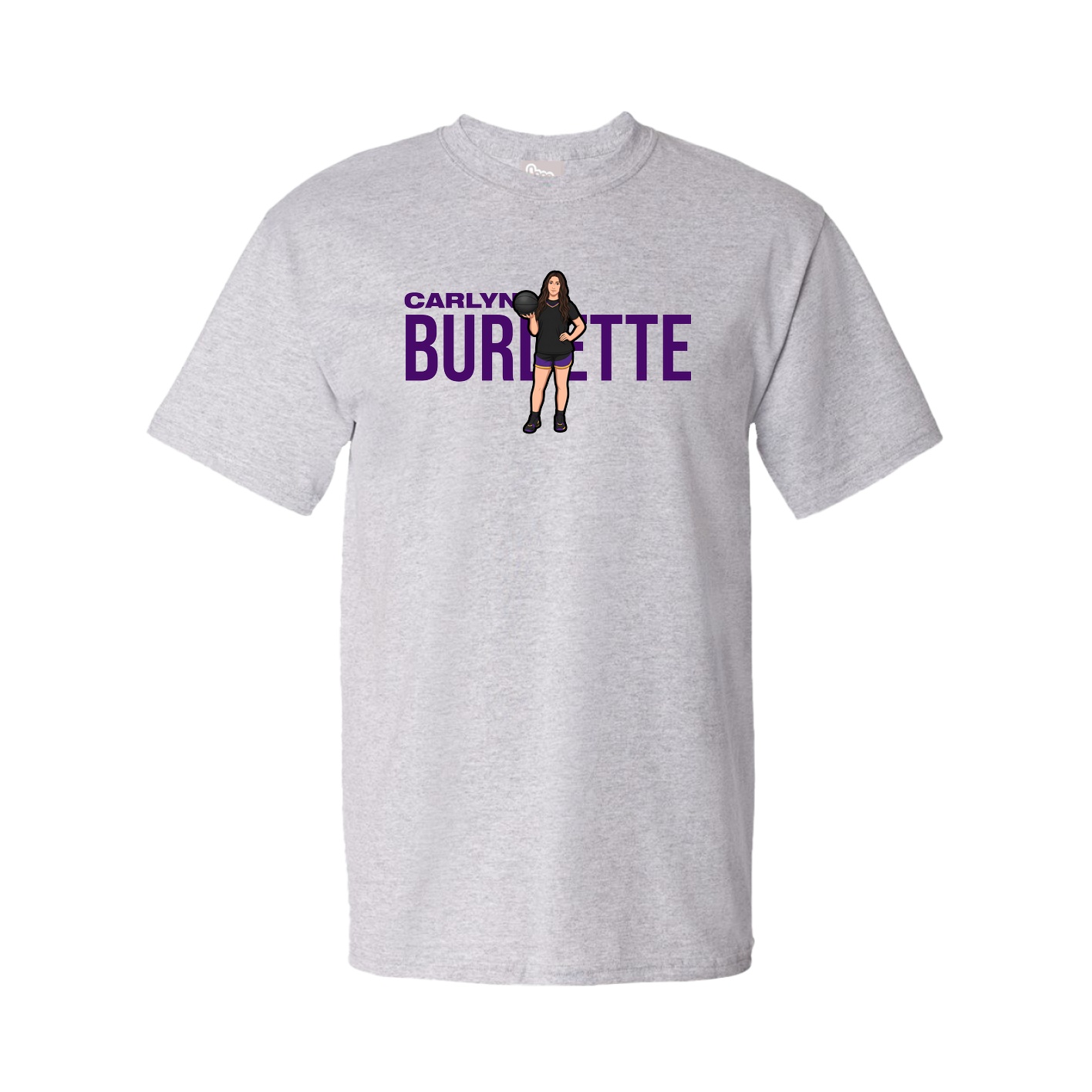 Youth Tee — Player Name in Grey