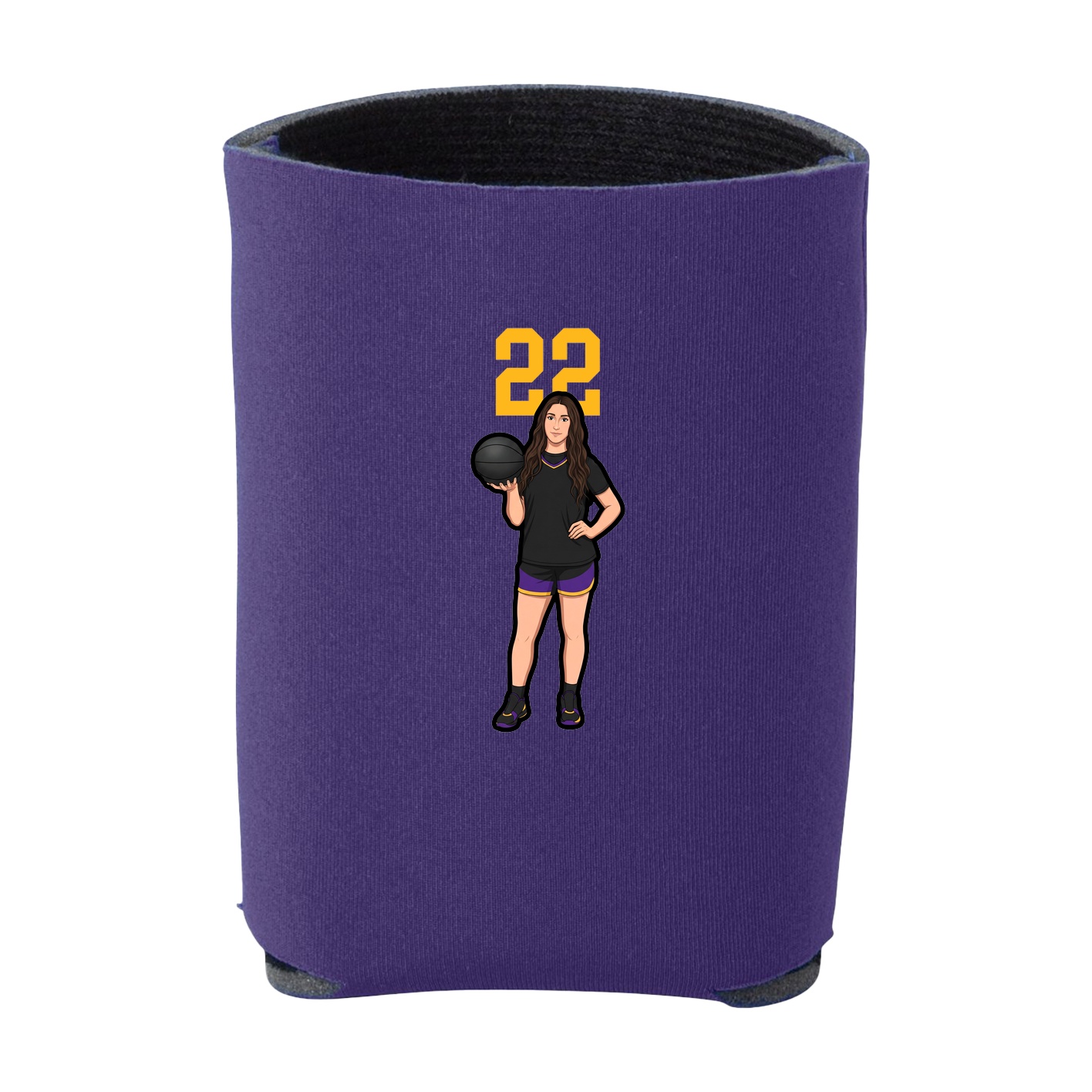 Can Holder — Number Top in Purple