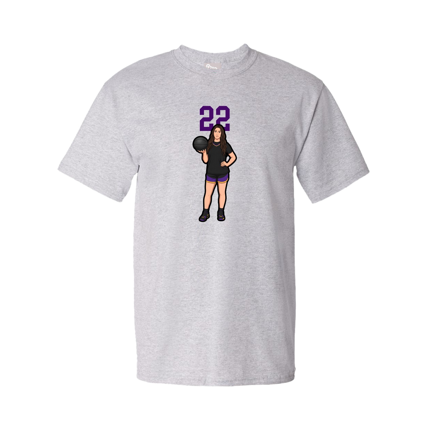Tee — Number Top in Grey