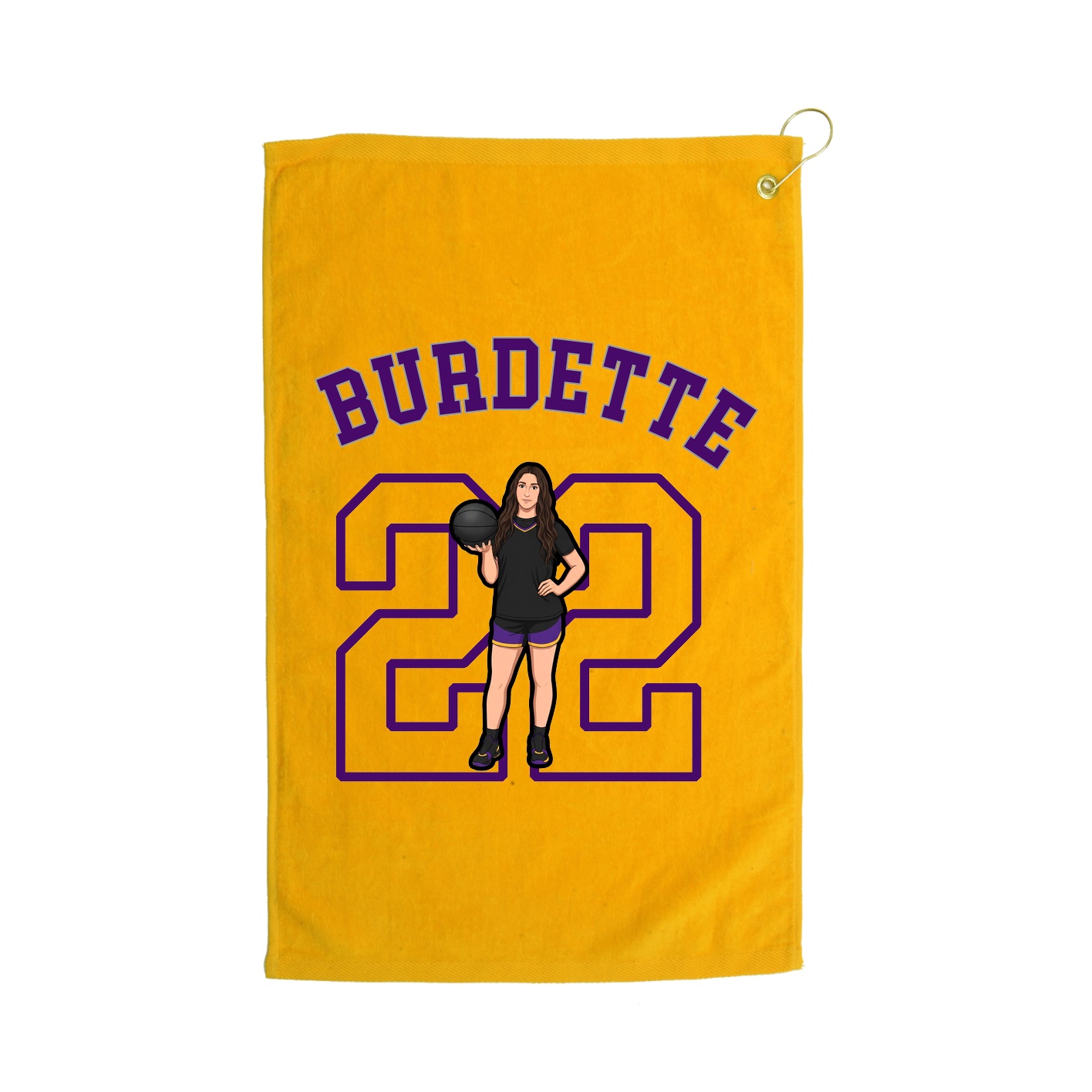 Golf Towel — Shirsey Arch in Gold