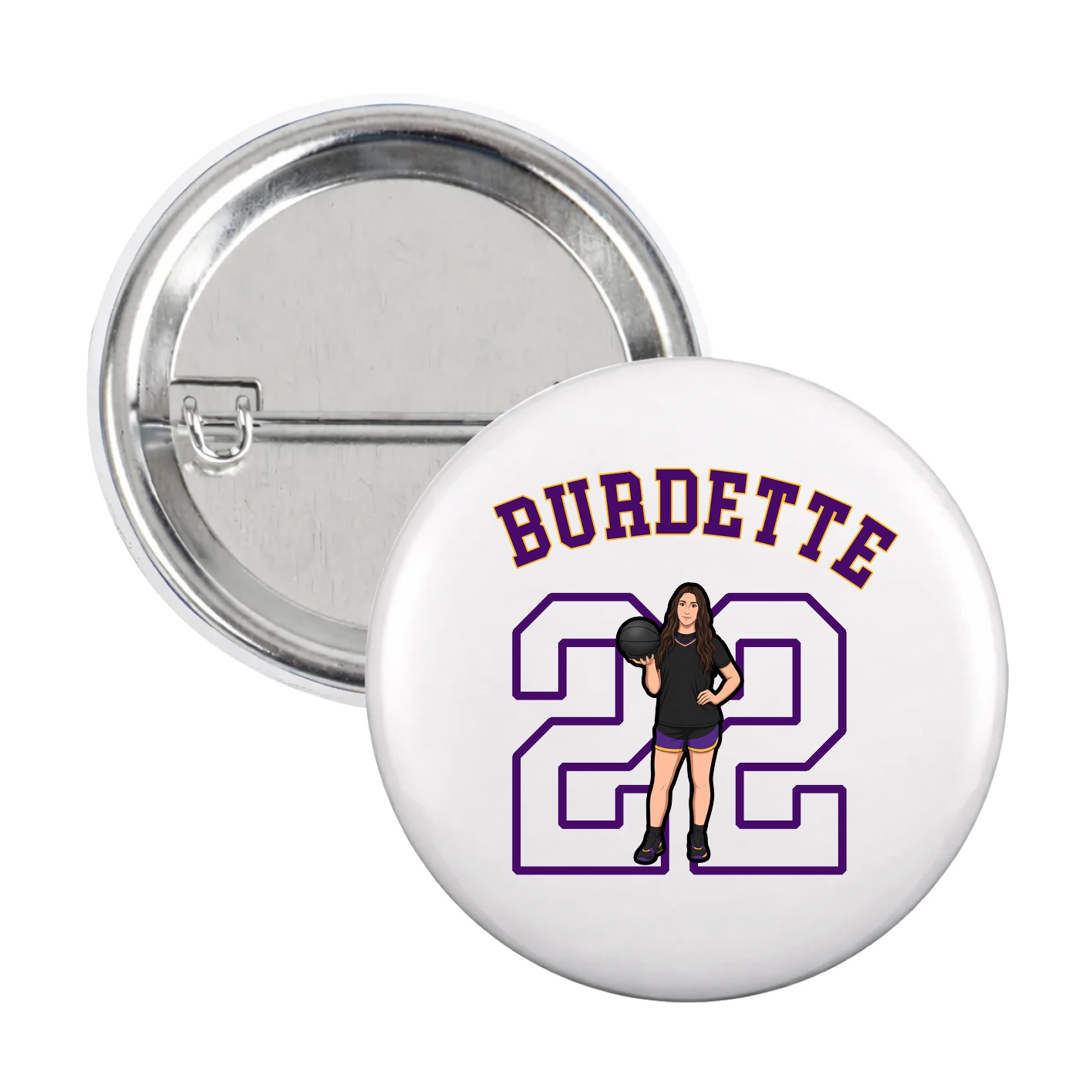 Game Day Button — Shirsey Arch in White