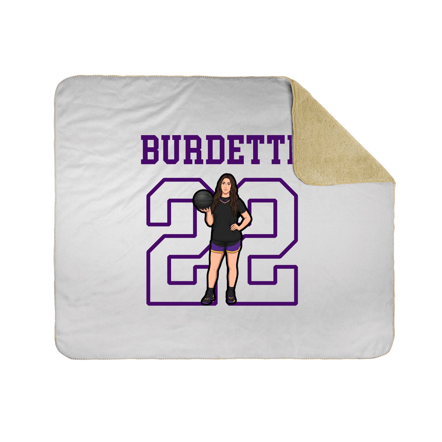 Throw Blanket — Shirsey in White