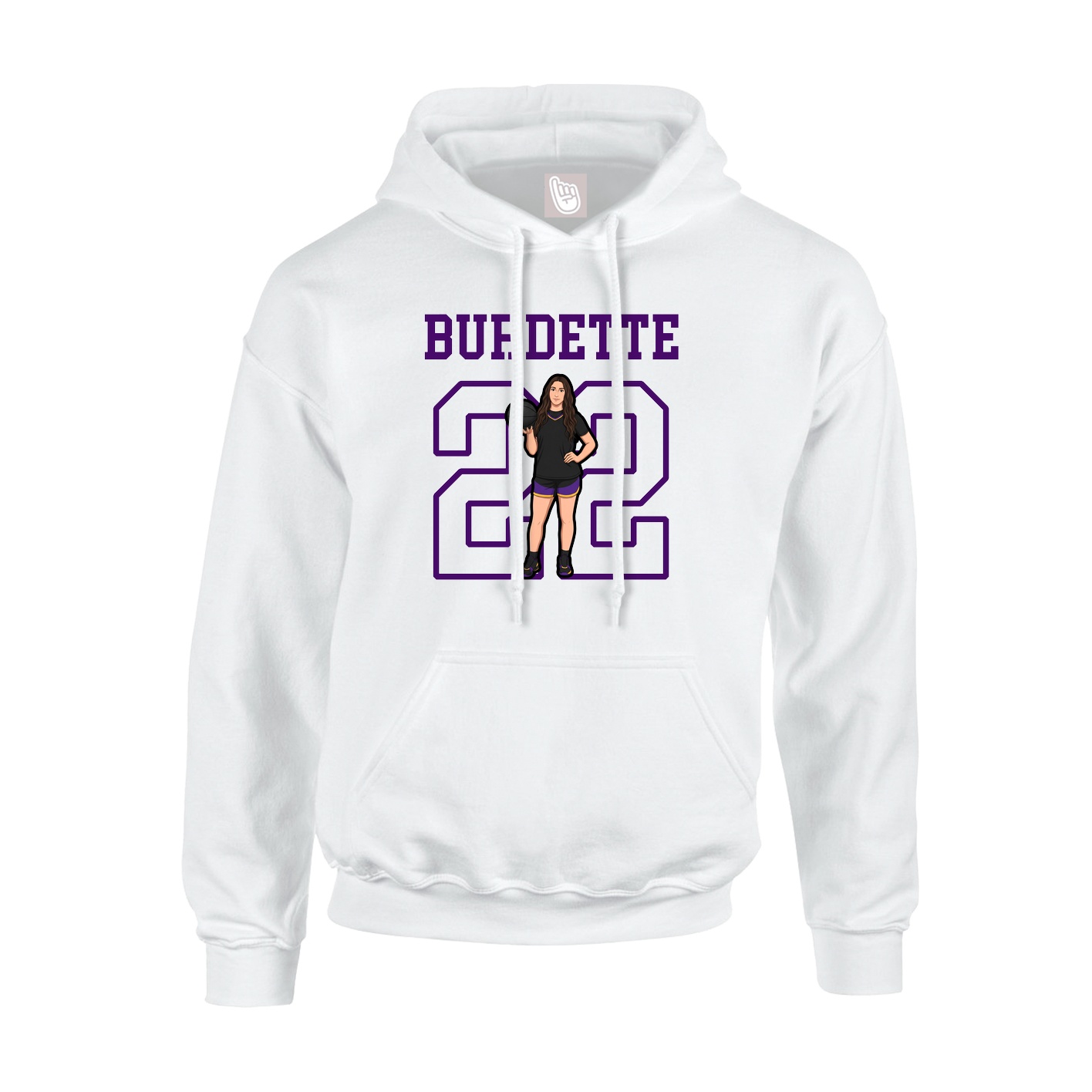 Youth Hoodie — Shirsey in White