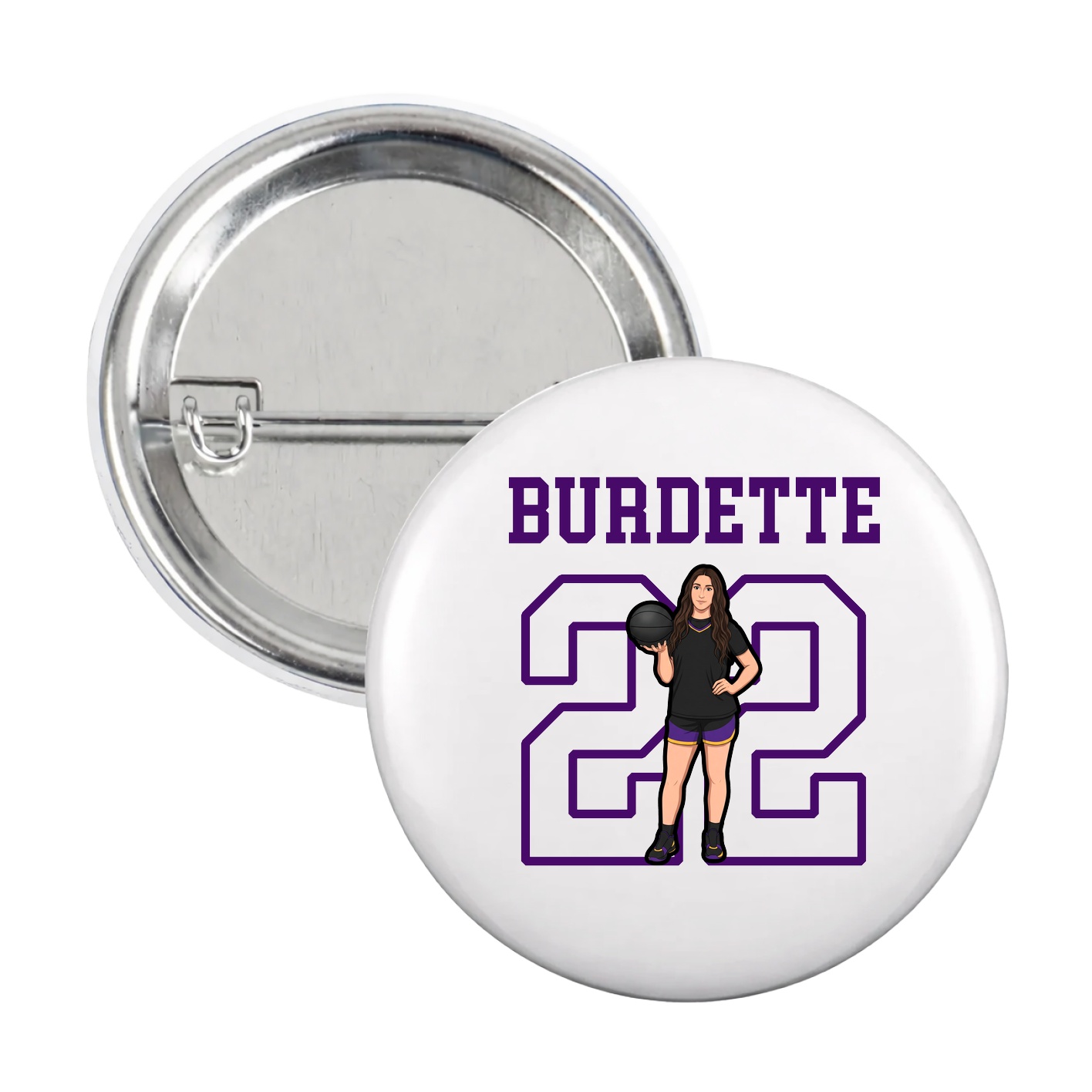 Game Day Button — Shirsey in White