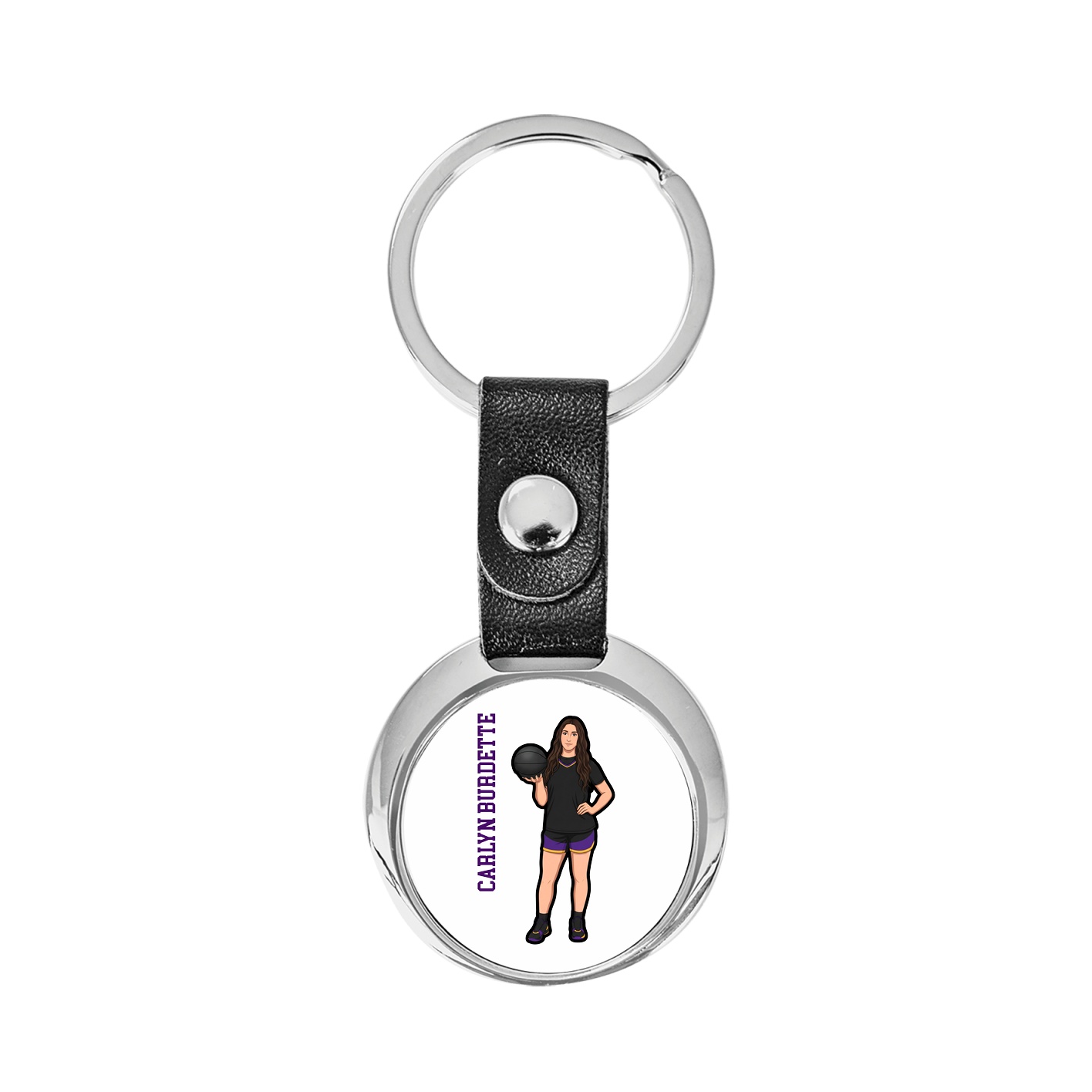 Key Chain — Name Vertical in Classic