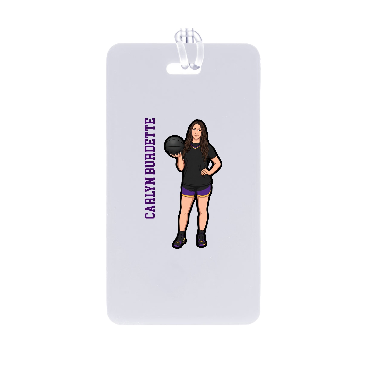 Bag Tag — Name Vertical in Classic