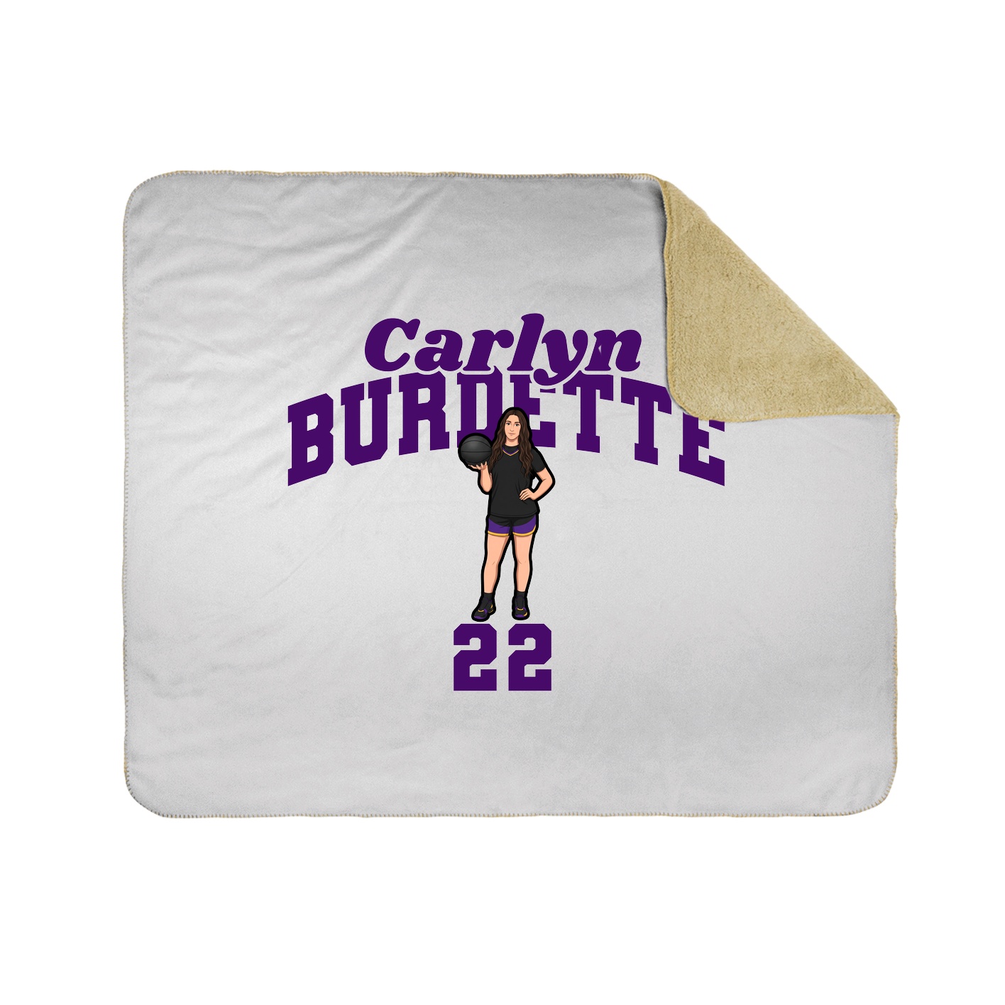 Throw Blanket — Signature Arch in White