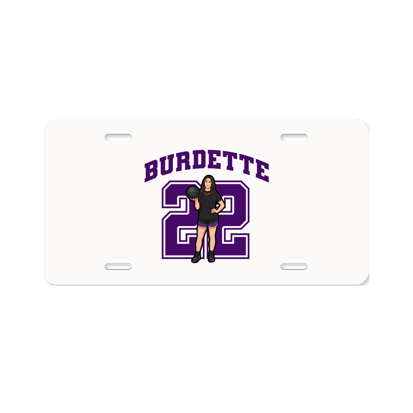 License Plate — Number in Classic