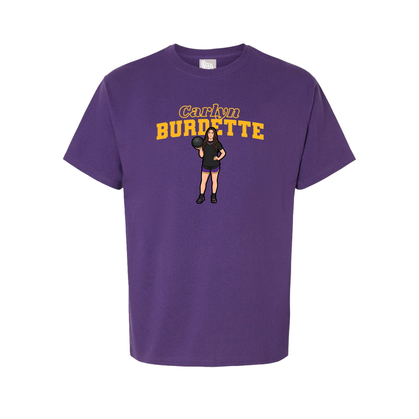 Tee — Name Arch in Purple