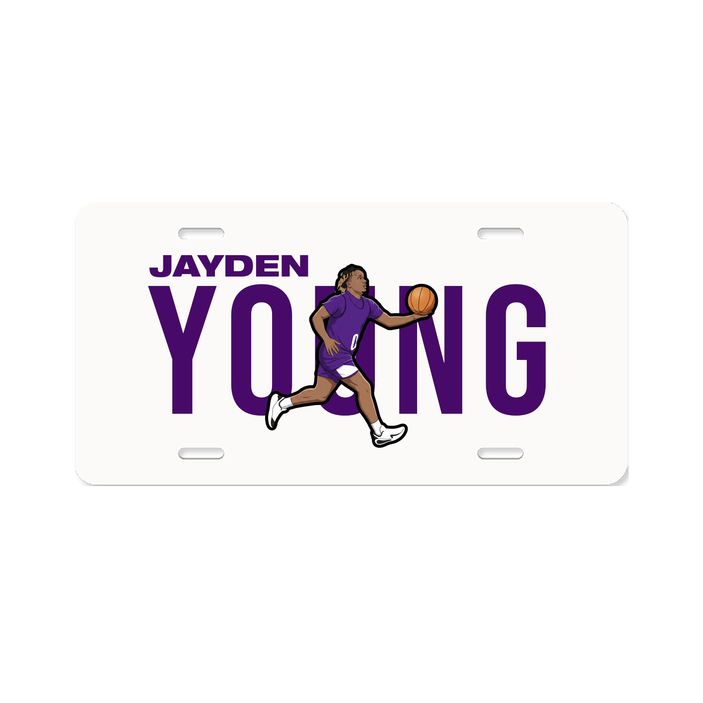 License Plate — Player Name in Classic