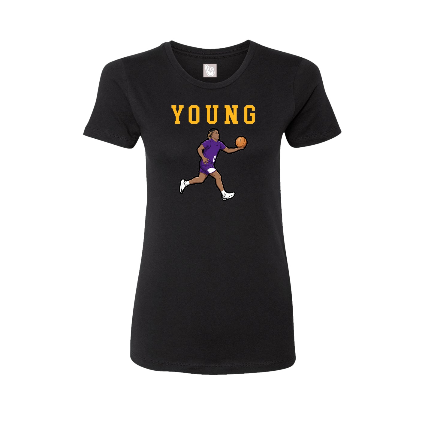 Fitted Women's Tee — Shirsey in Black